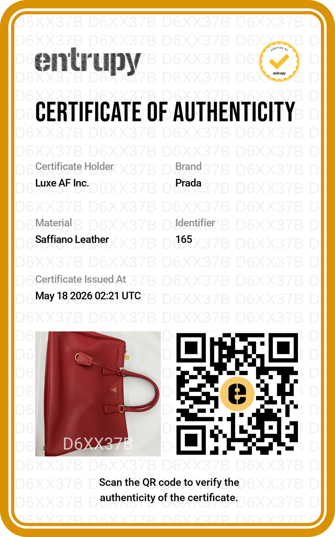 Prada Galleria Red Saffiano Leather Handle Bag PR331