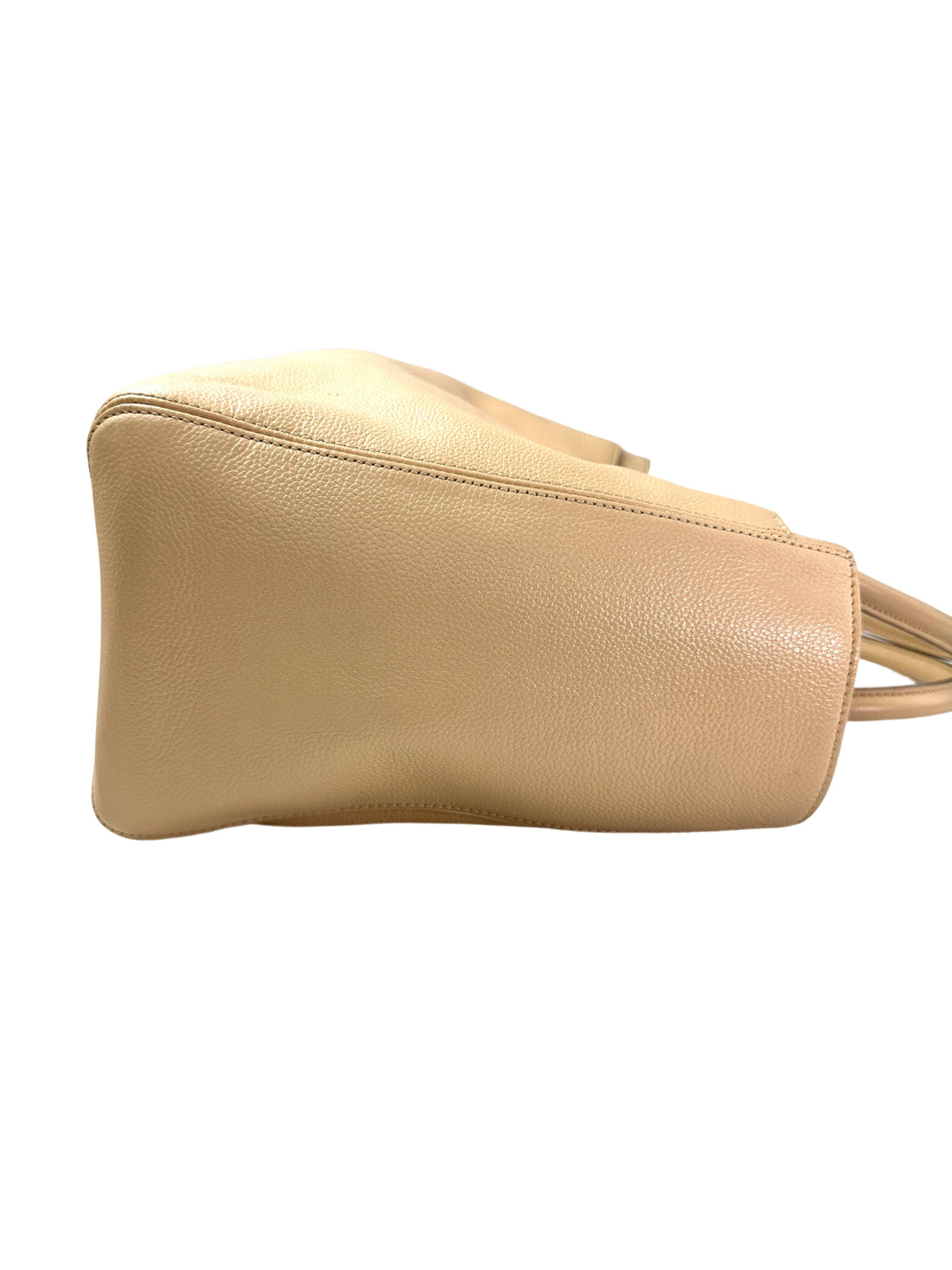Chanel Cerf Executive Beige Leather Handle Bag(13***25) IRIS221