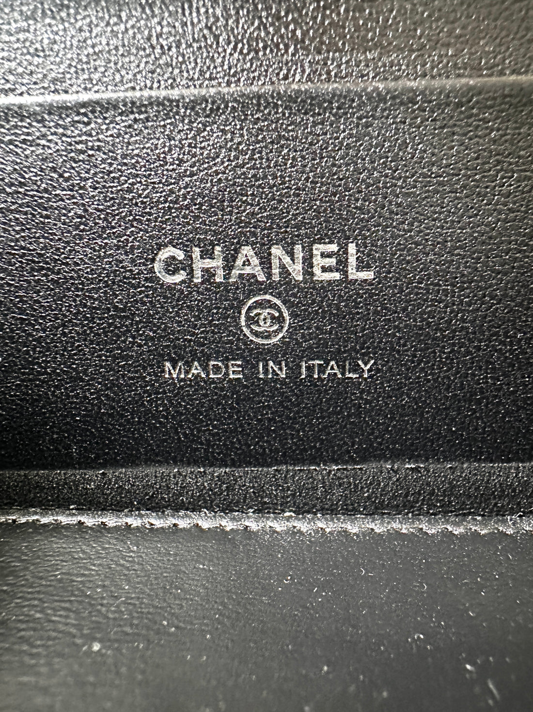 Chanel Black Quilted Lambskin Vanity Case With Silver Buckle(NT***60) CC1965