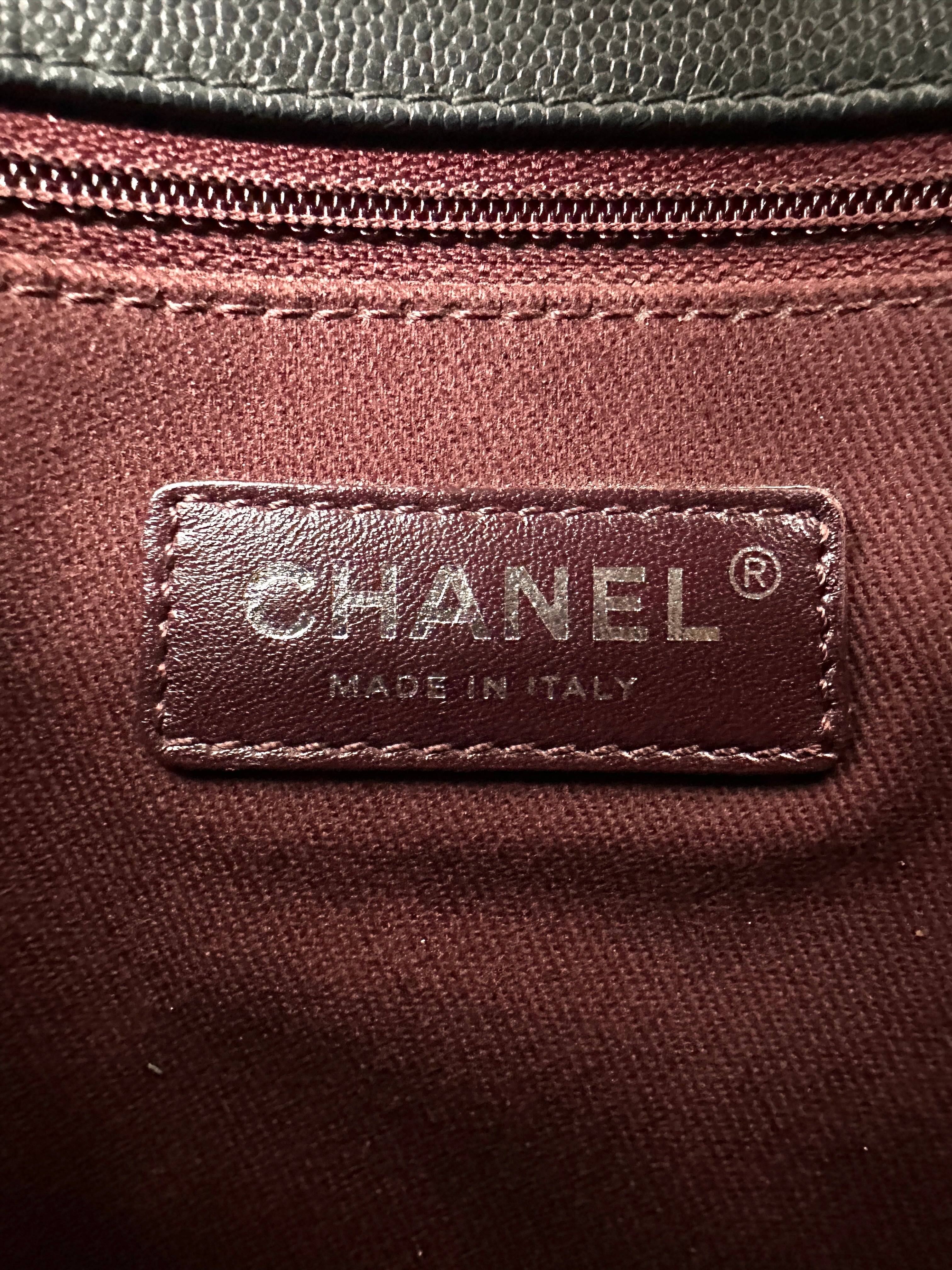 Chanel CoCo Handle Grey Quilted Calfksin Large Size Shoulder Bag(21***50) CC1968