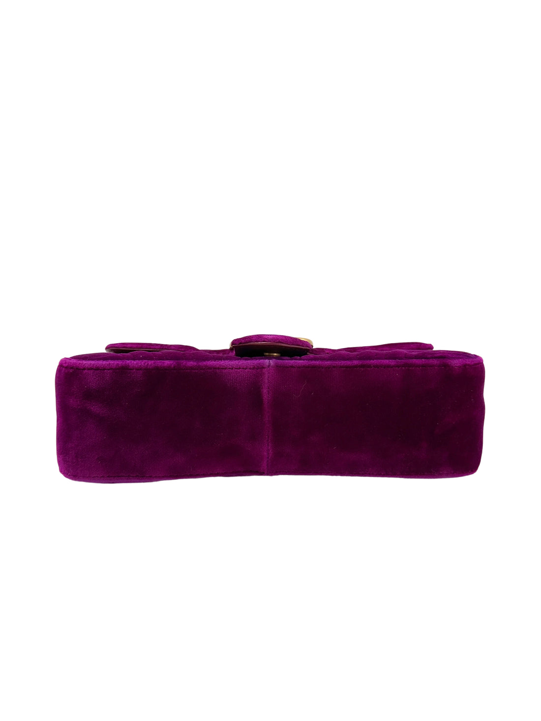 Gucci GG Marmont Purple Velvet Shoulder Bag GG995