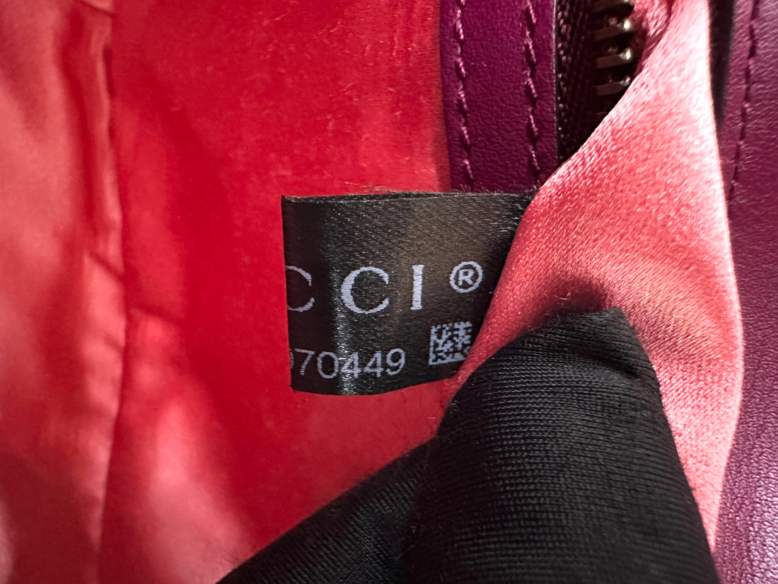 Gucci GG Marmont Purple Velvet Shoulder Bag GG995