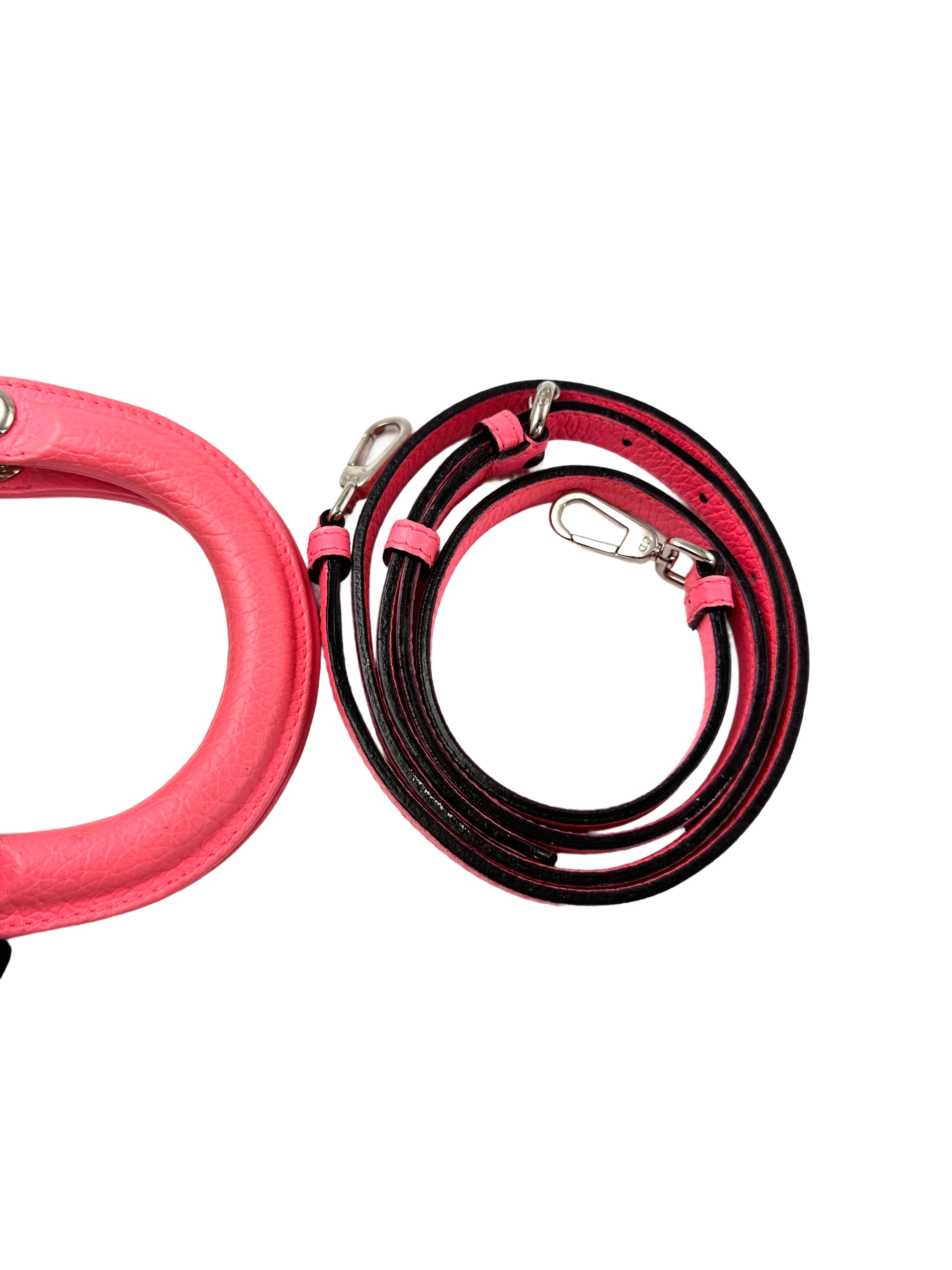 Christian Dior Diorissimo Pink Leather Top Handle Bag LV2747