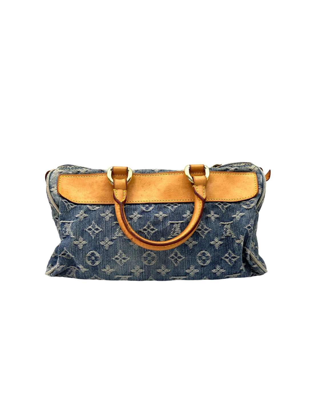 Louis Vuitton Blue Monogram Denim Blue Baggy Shoulder Bag LV2741