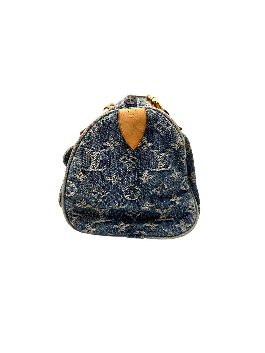 Louis Vuitton Blue Monogram Denim Blue Baggy Shoulder Bag LV2741