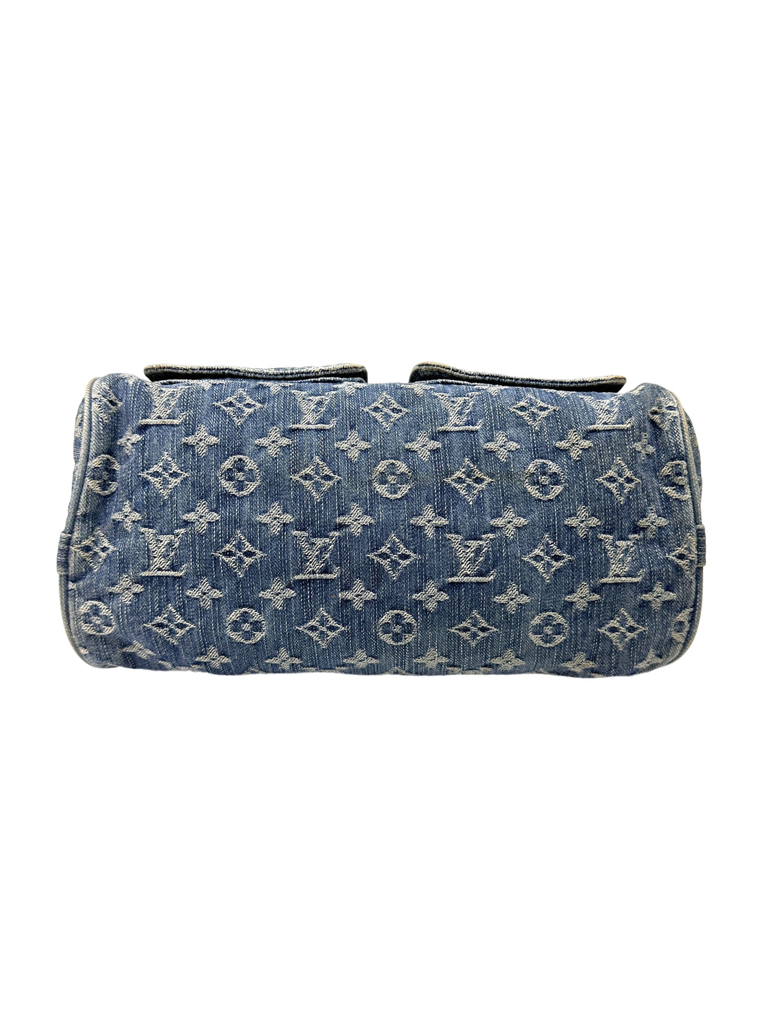Louis Vuitton Blue Monogram Denim Blue Baggy Shoulder Bag LV2741