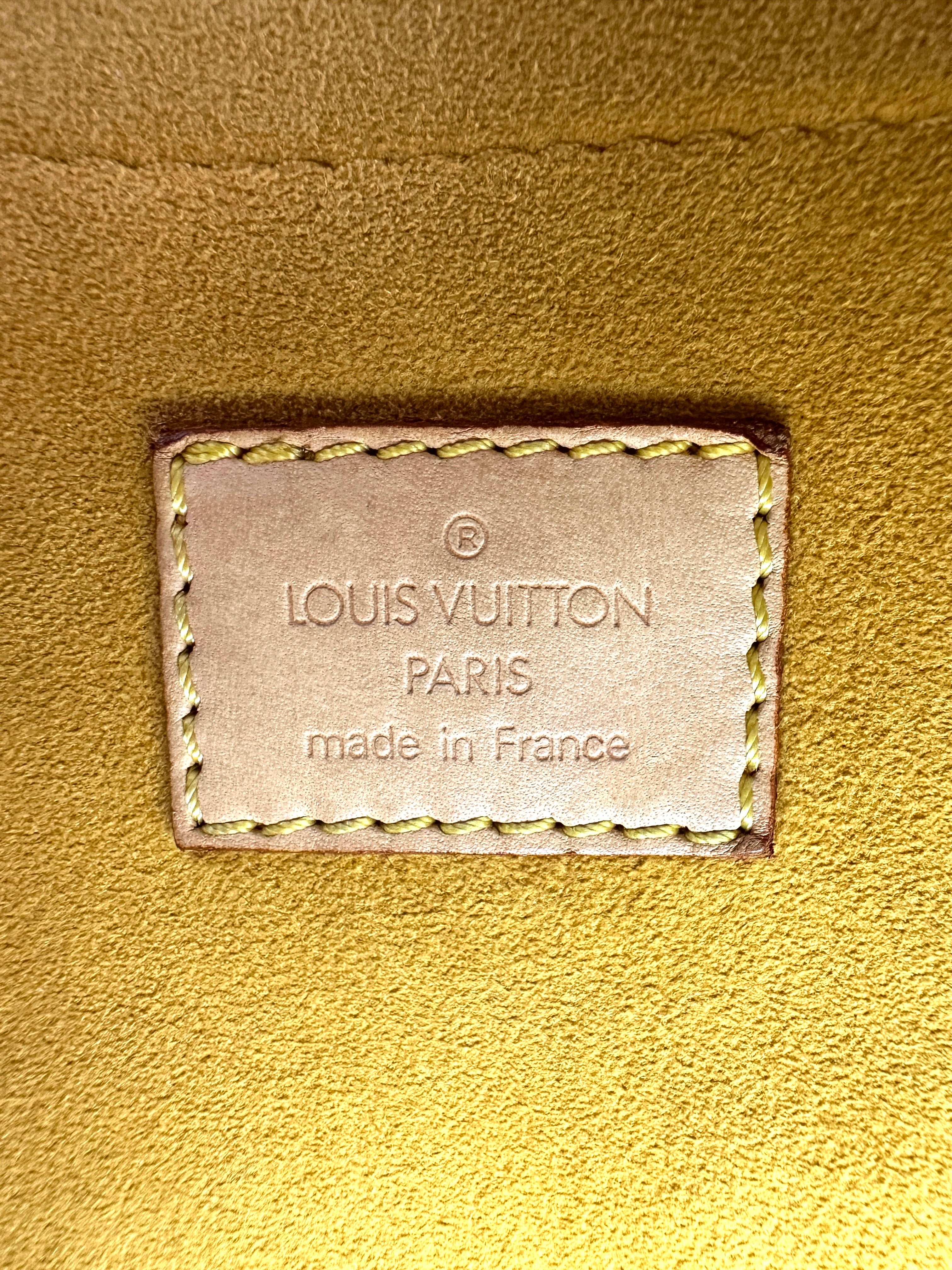 Louis Vuitton Blue Monogram Denim Blue Baggy Shoulder Bag LV2741