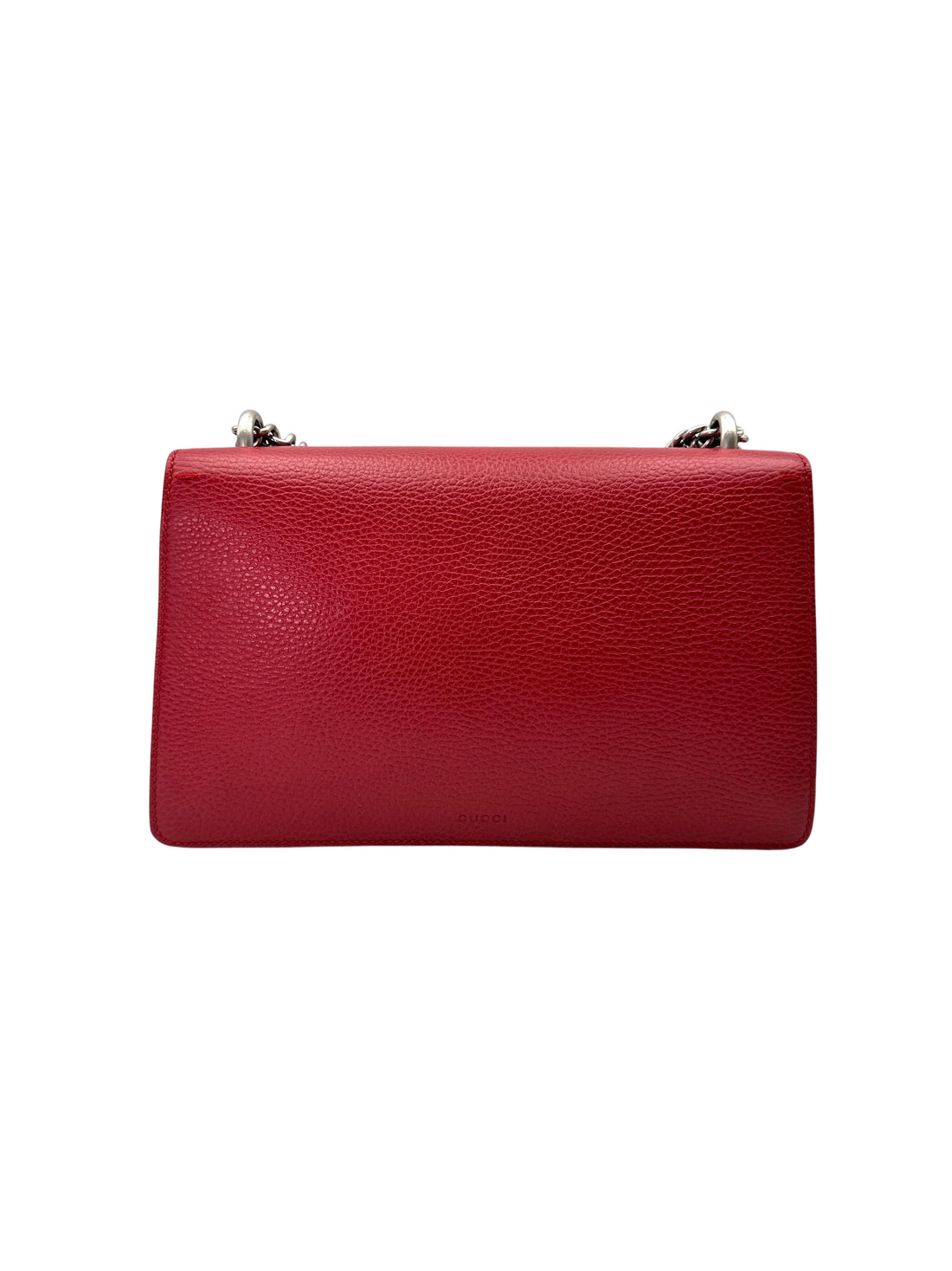 Gucci Dionysus Red Leather Medium Size Shoulder Bag GG1005