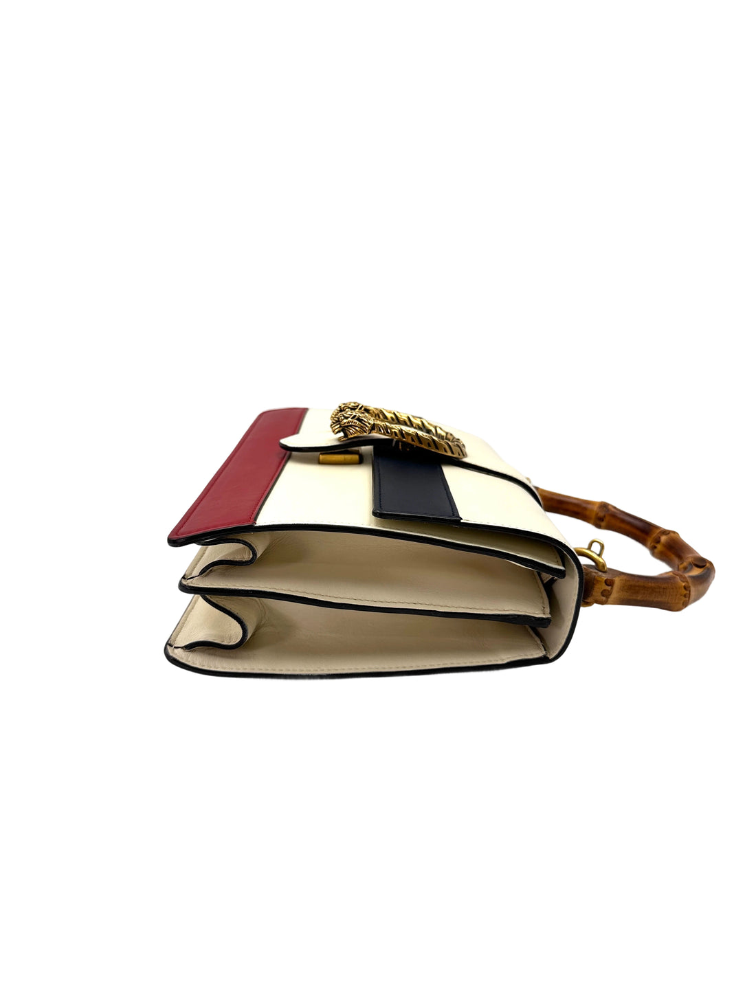 Gucci Dionysus Multicolor Leather Bamboo Top Handle Bag GG1002