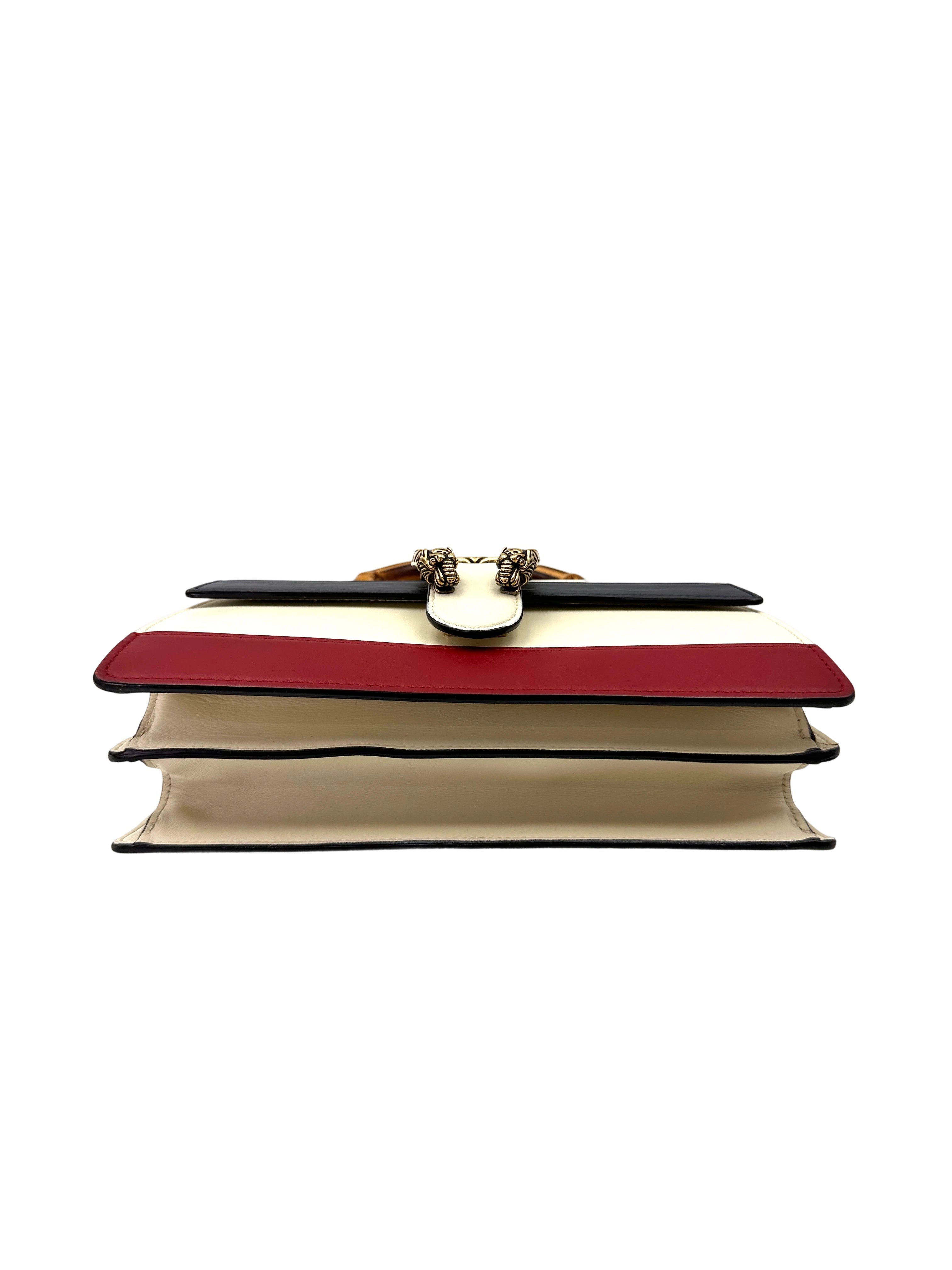 Gucci Dionysus Multicolor Leather Bamboo Top Handle Bag GG1002