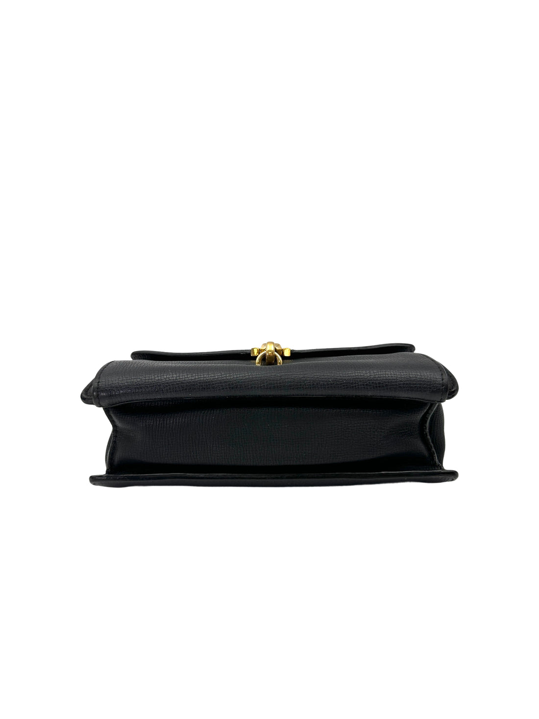 Burberry Macken Black Leather Shoulder Bag BR52