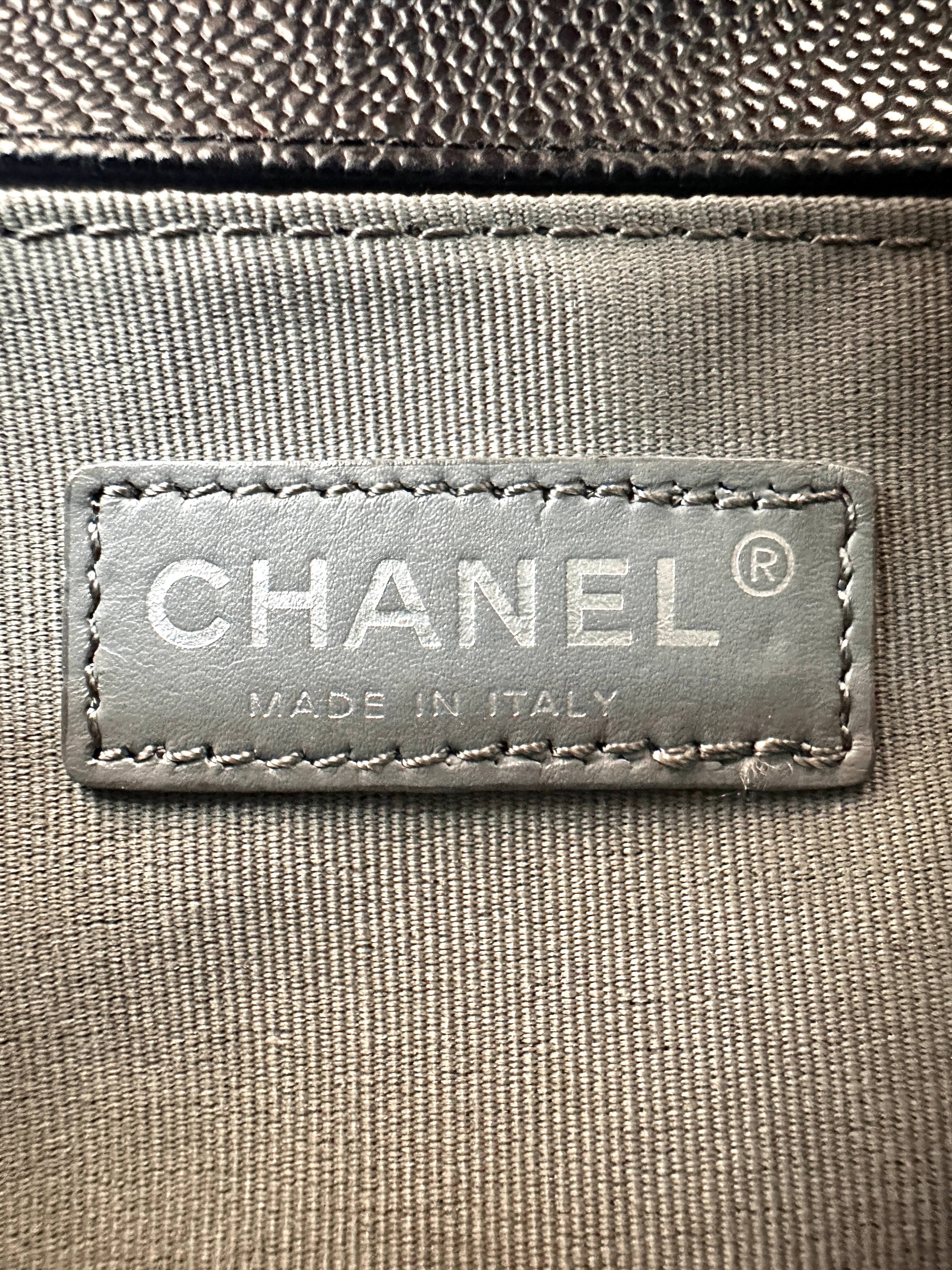 Chanel LeBoy Black Quilted Leather Flap Bag With Silver Buckle(16***63) CC1962