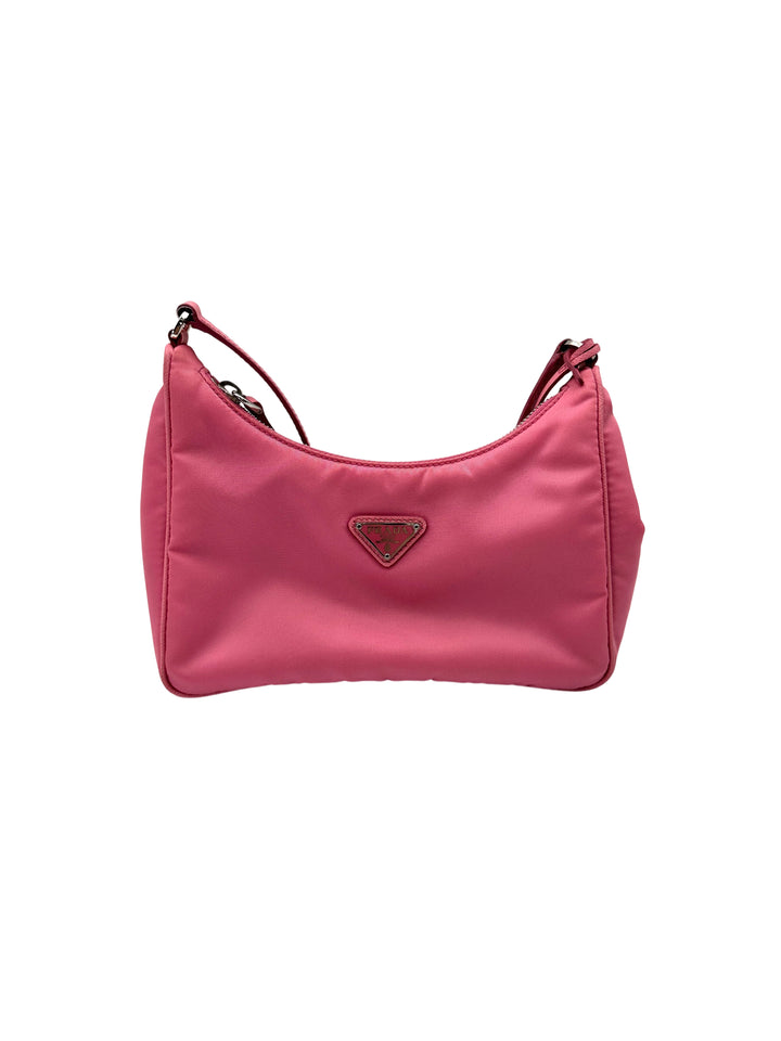 Prada 2005 Re-Edition Pink Shoulder Bag PR340