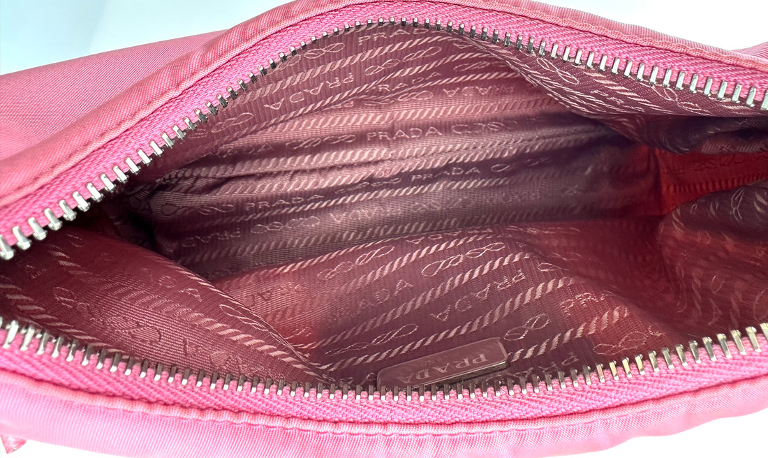 Prada 2005 Re-Edition Pink Shoulder Bag PR340