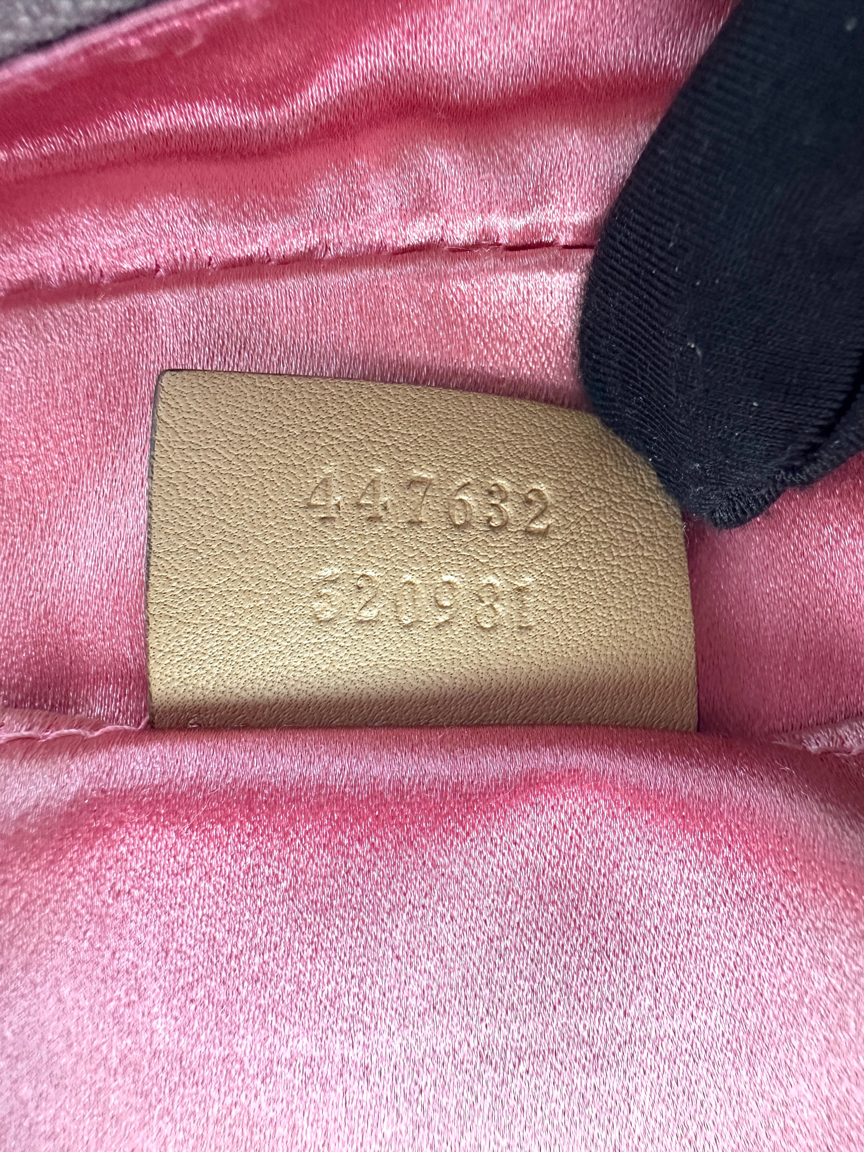 Gucci GG Marmont Silver Pearl Studded Leather Camera Bag GG993