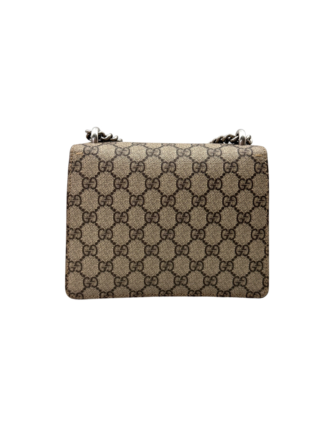 Gucci Dionysus GG Supreme Canvas Small Size Shoulder Bag With Red Tirm GG1018