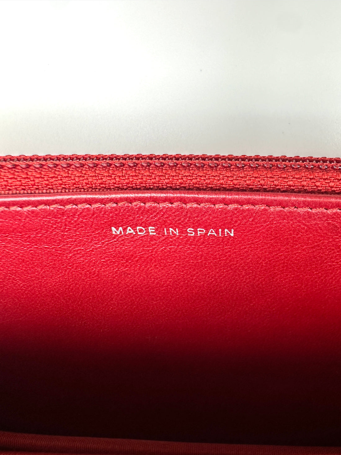 Chanel Red Quilted Leather Wallet On Chain(16***93) CC1963