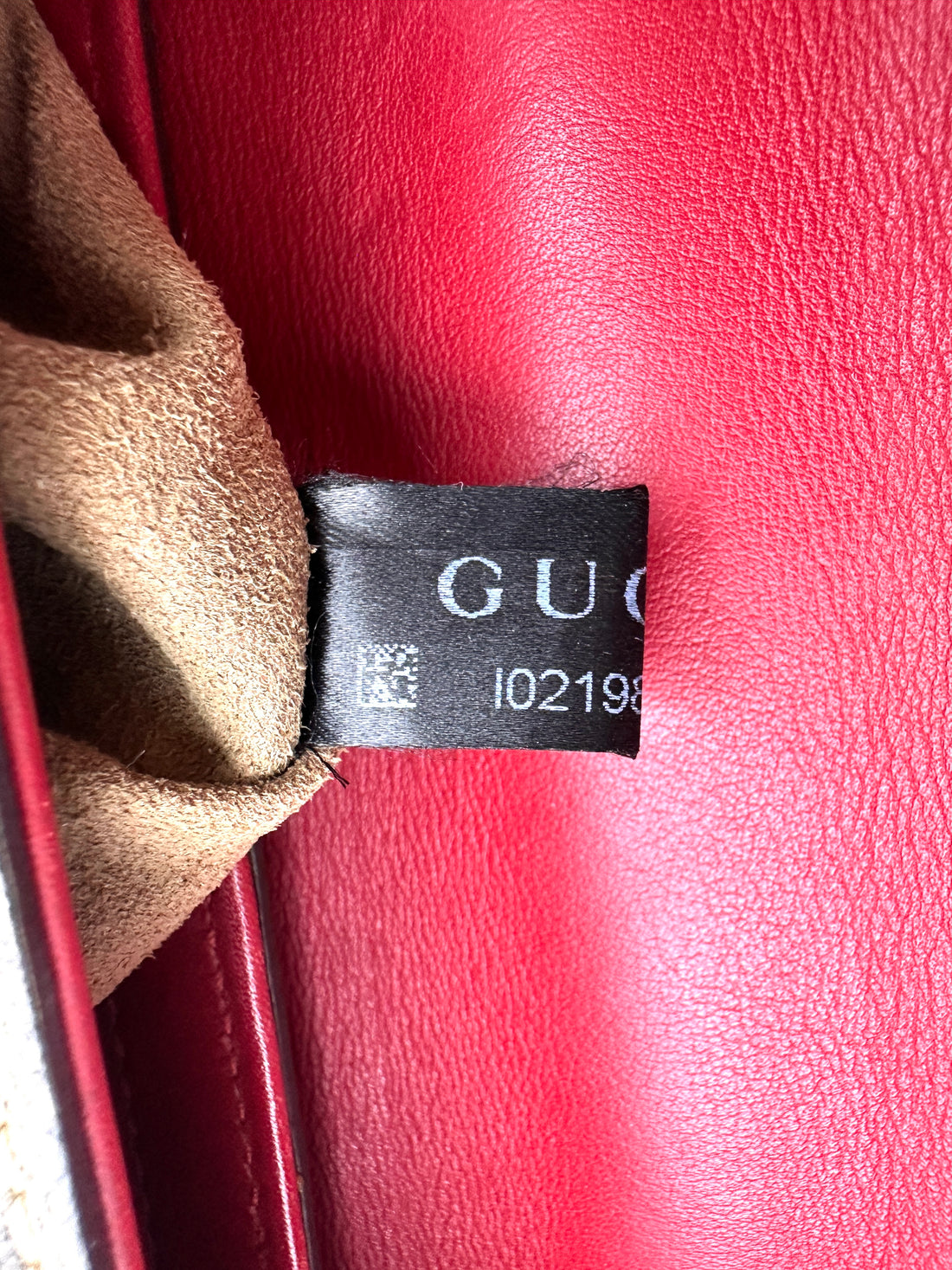 Gucci Padlock GG Canvas & Red Leather Small Size Shoulder Bag GG992
