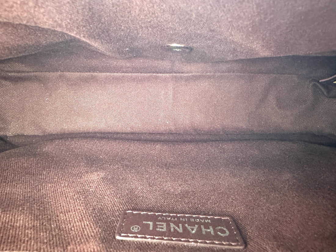 Chanel Classic Flap Red Chevron Quilted Lambskin Shoulder Bag With Silver Buckle(21***54) CC1969