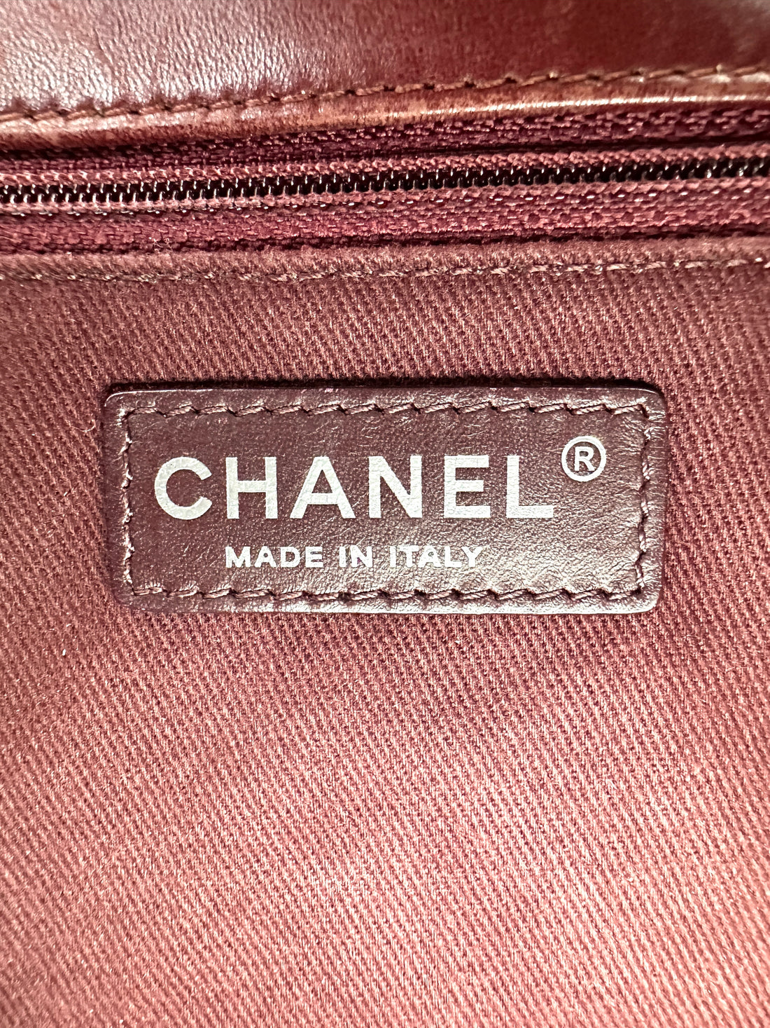 Chanel Classic Flap Red Chevron Quilted Lambskin Shoulder Bag With Silver Buckle(21***54) CC1969