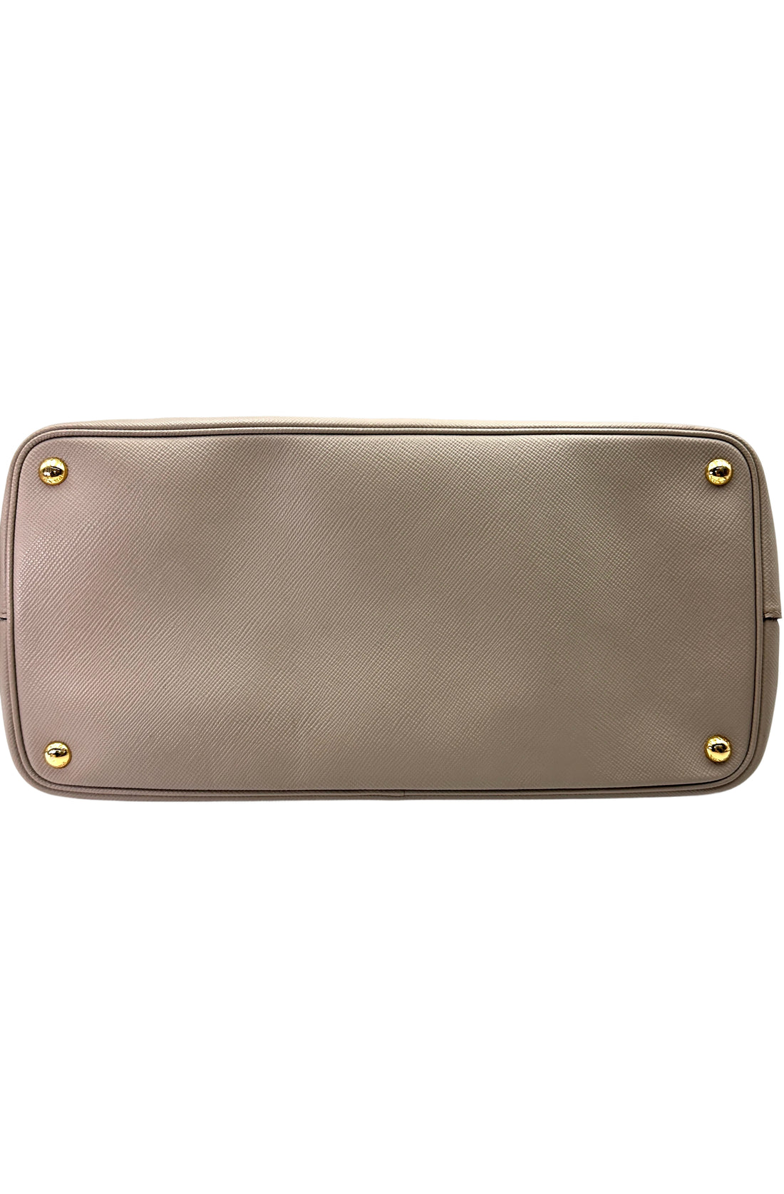 Prada Galleria Grey Saffiano Leather Handle Bag PR342