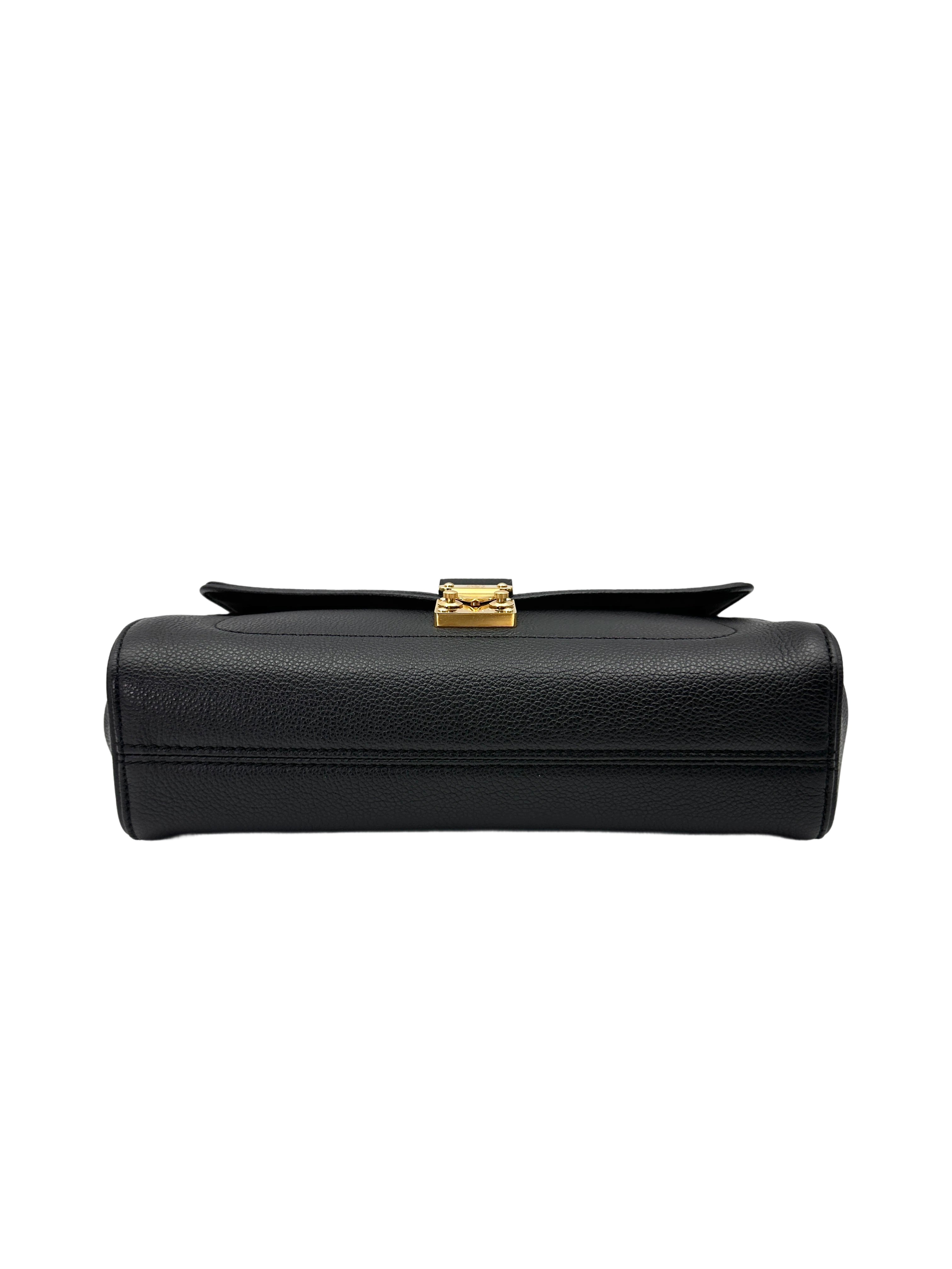 Louis Vuitton Saint Germain Black Monogram Empreinte Shoulder Bag LV2744