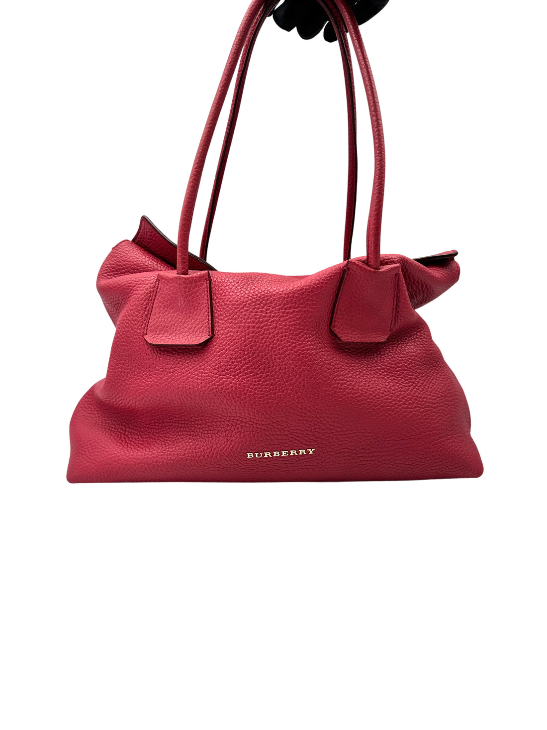 Burberry Baynard Red Leather Handle Bag BR53