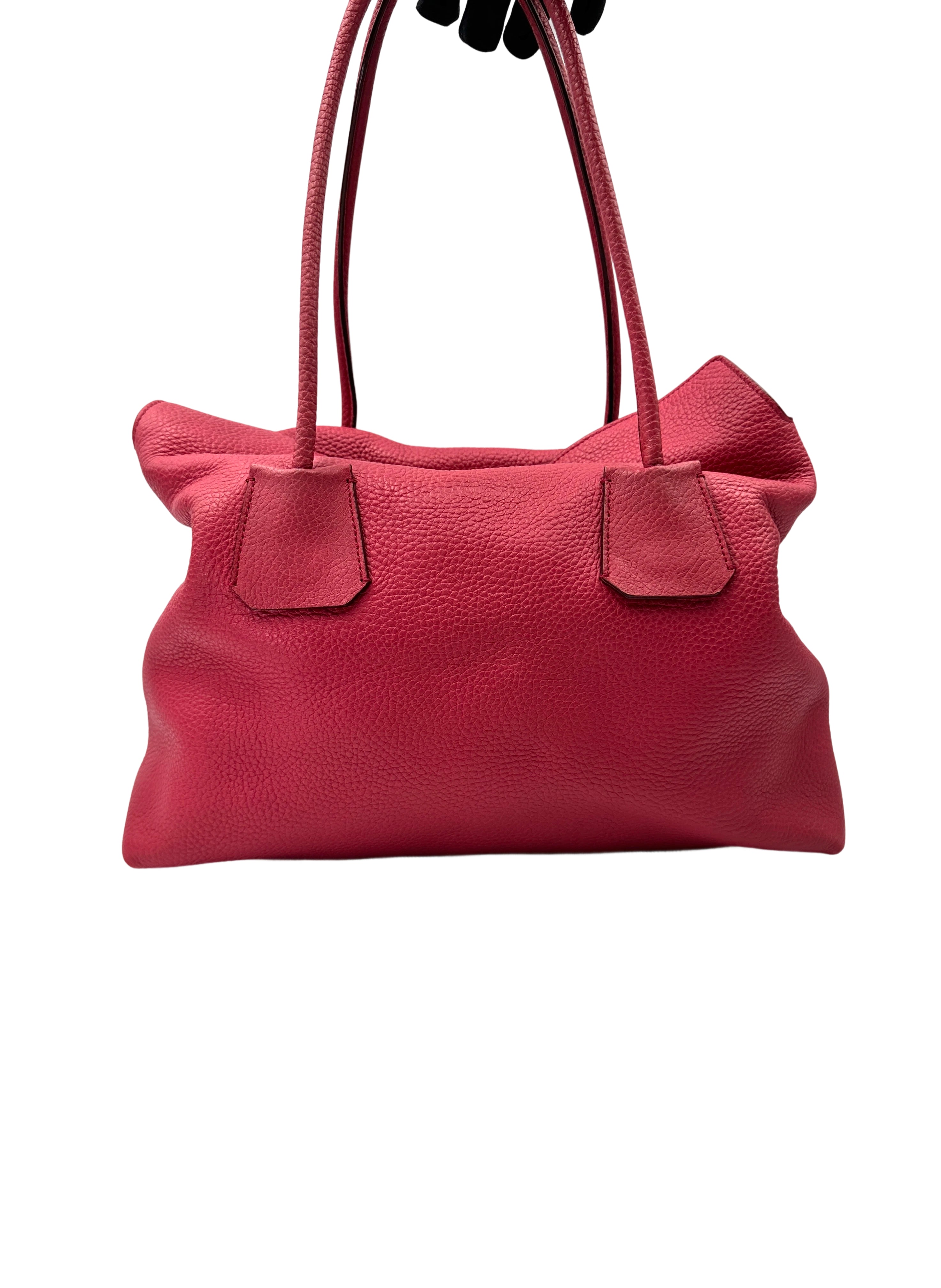 Burberry Baynard Red Leather Handle Bag BR53