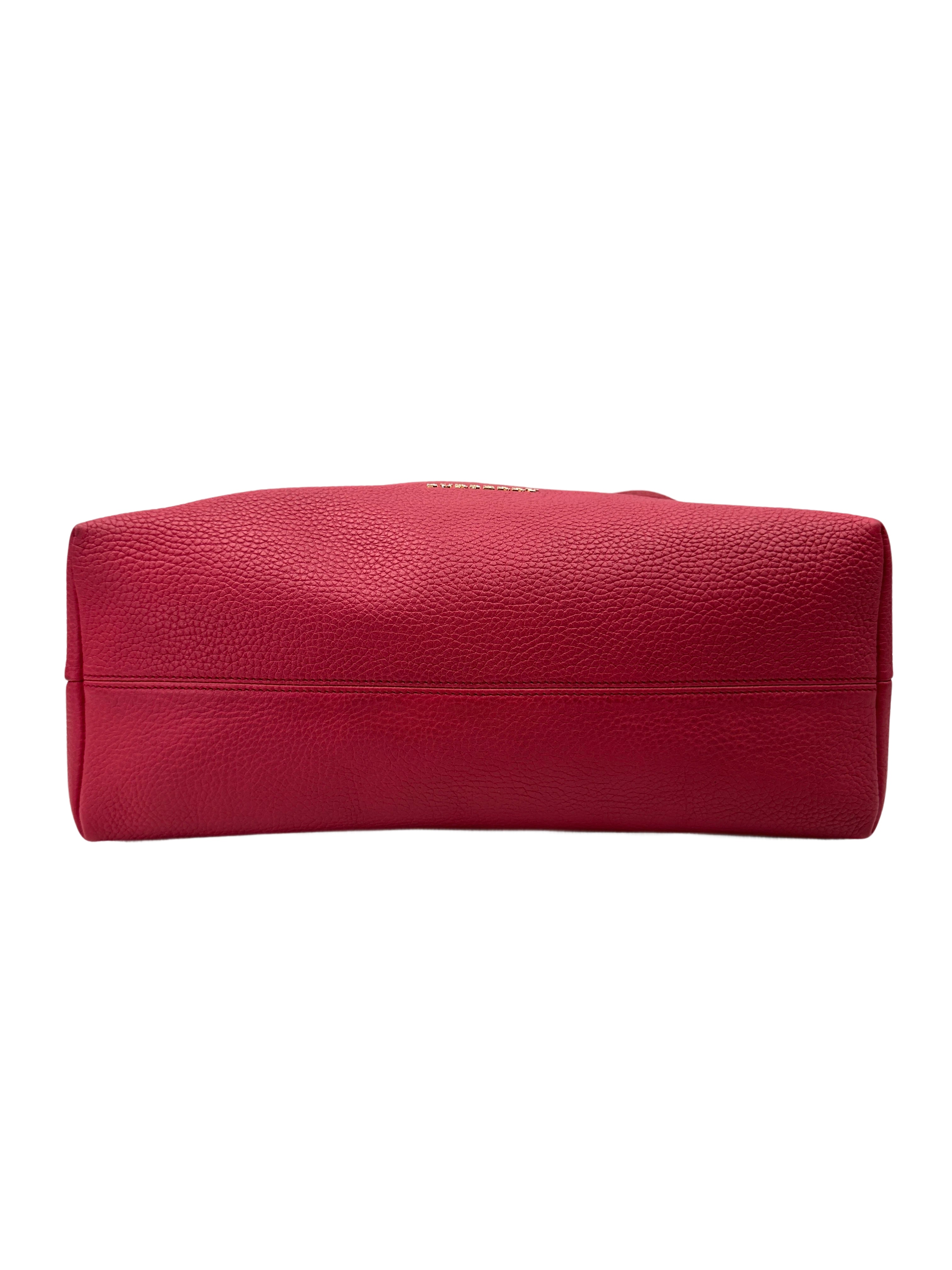 Burberry Baynard Red Leather Handle Bag BR53