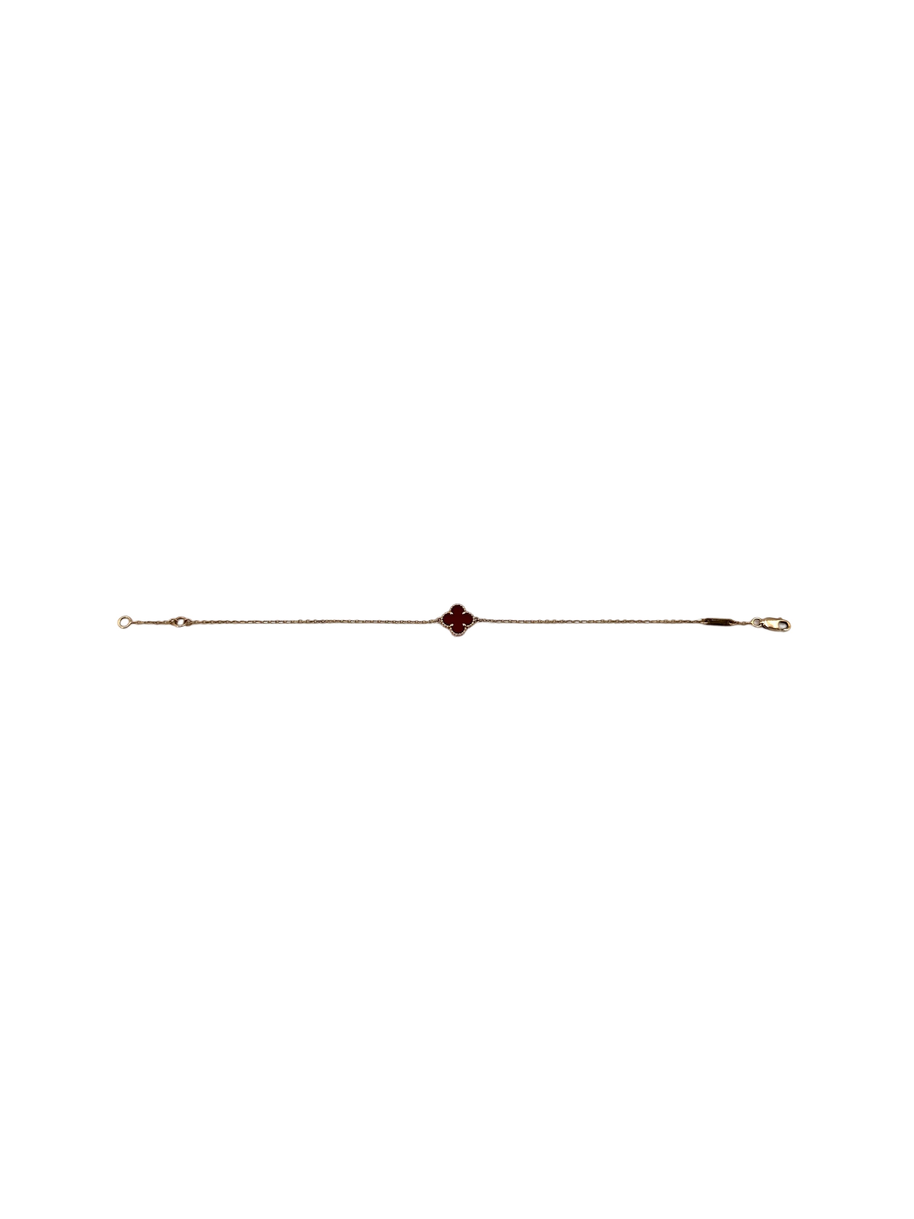 Van Cleef & Arpels Red Alhambra Pendant VC05