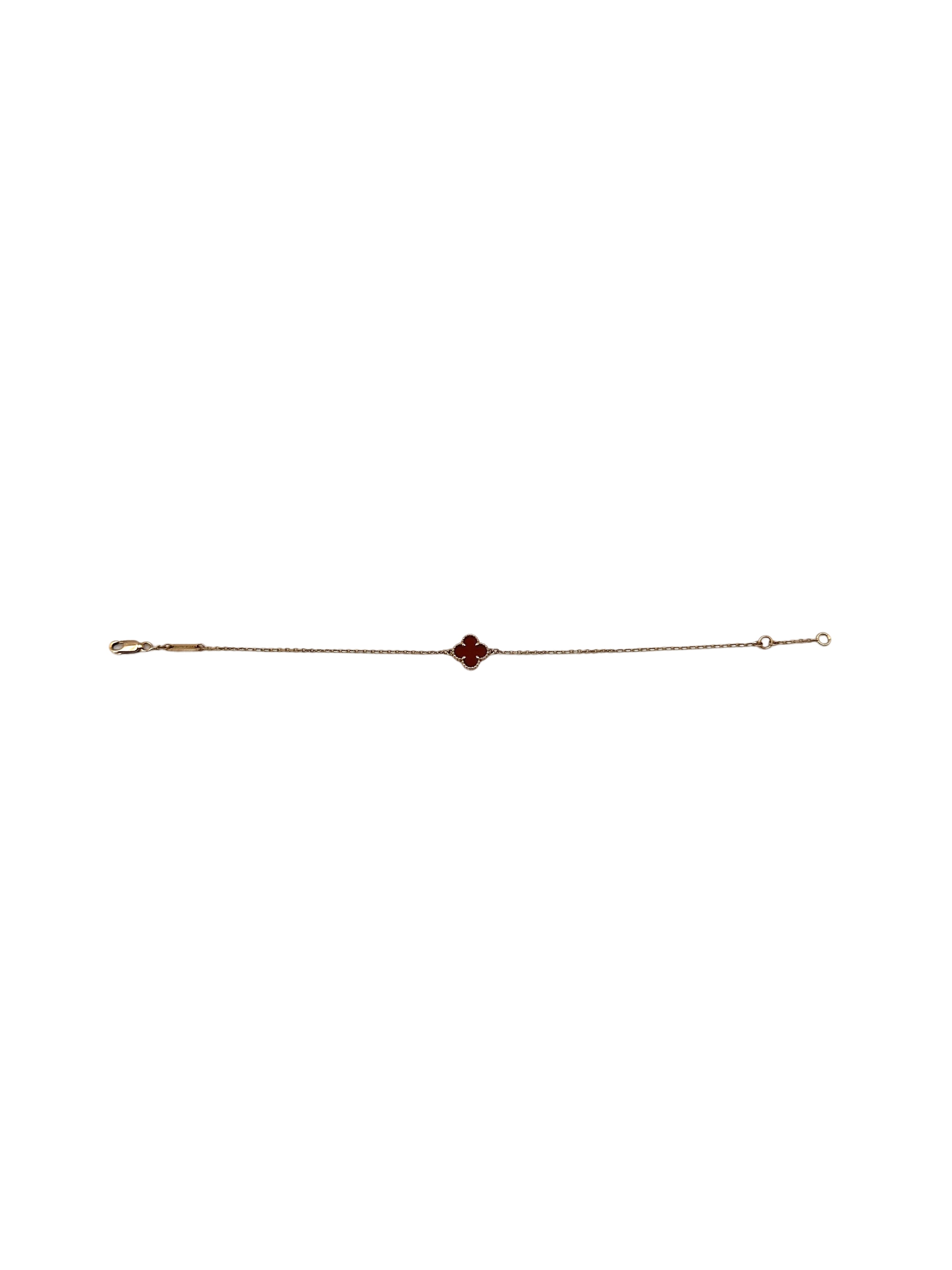 Van Cleef & Arpels Red Alhambra Pendant VC05
