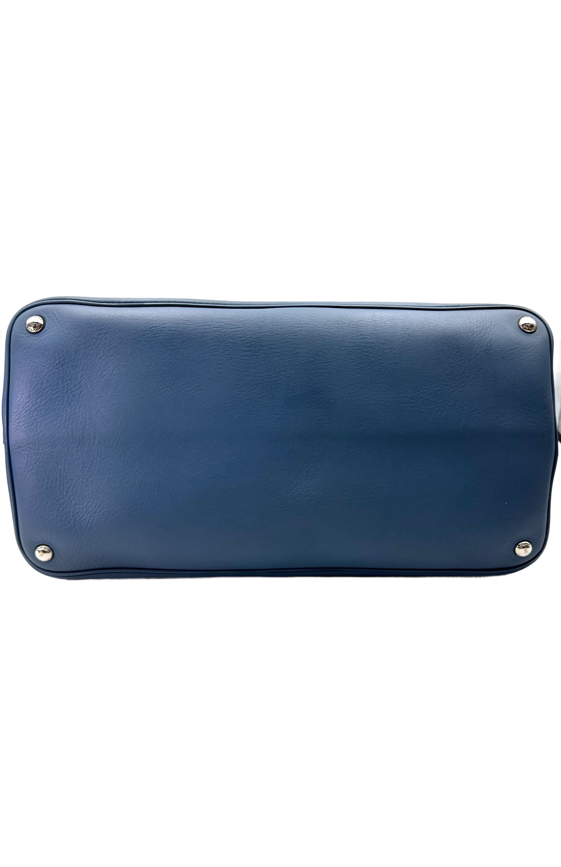 Prada Galleria Blue Saffiano Leather Large Size Handle Bag PR343