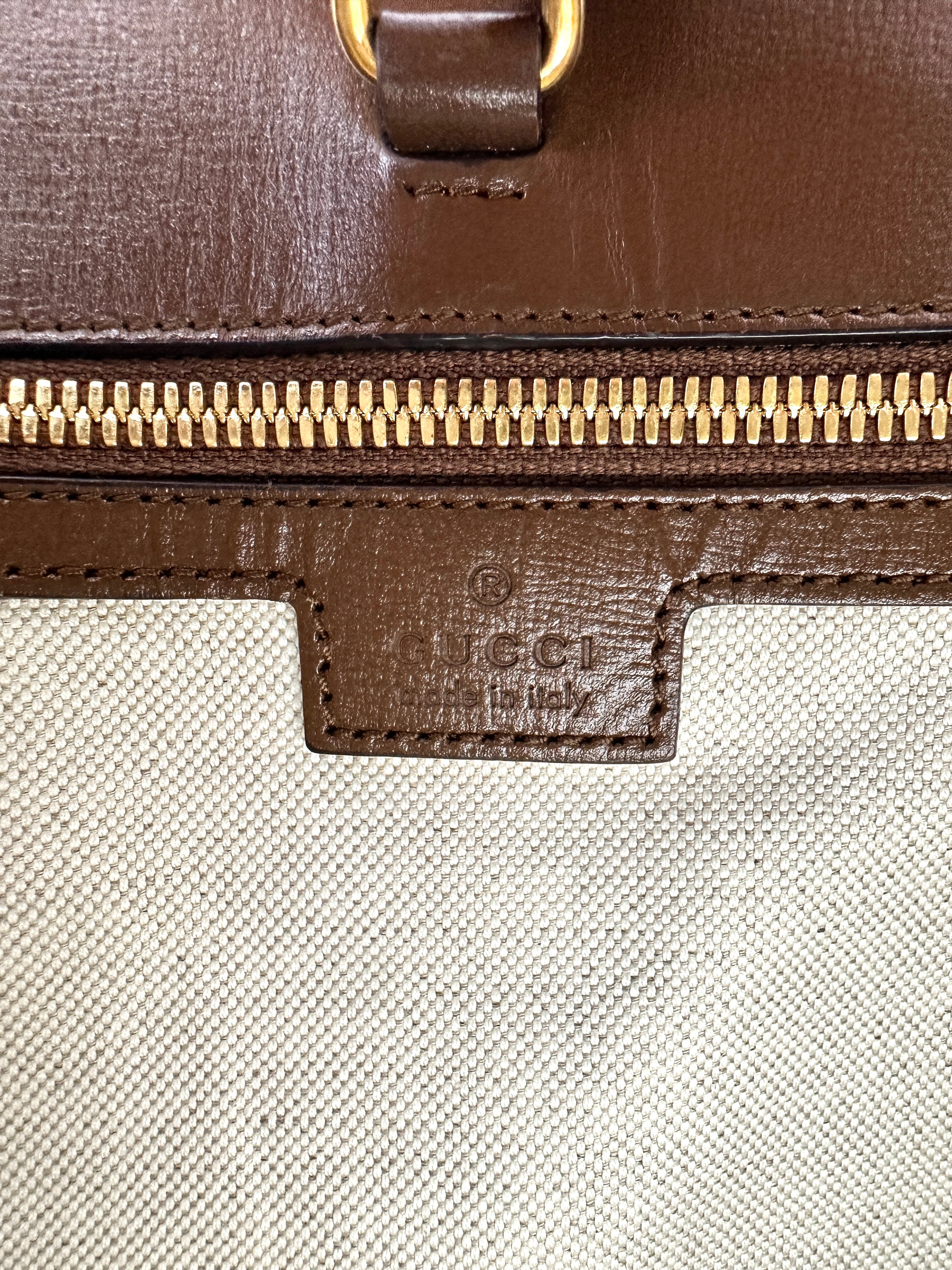 Gucci Ophidia GG Supreme Canvas Handle Bag GG998