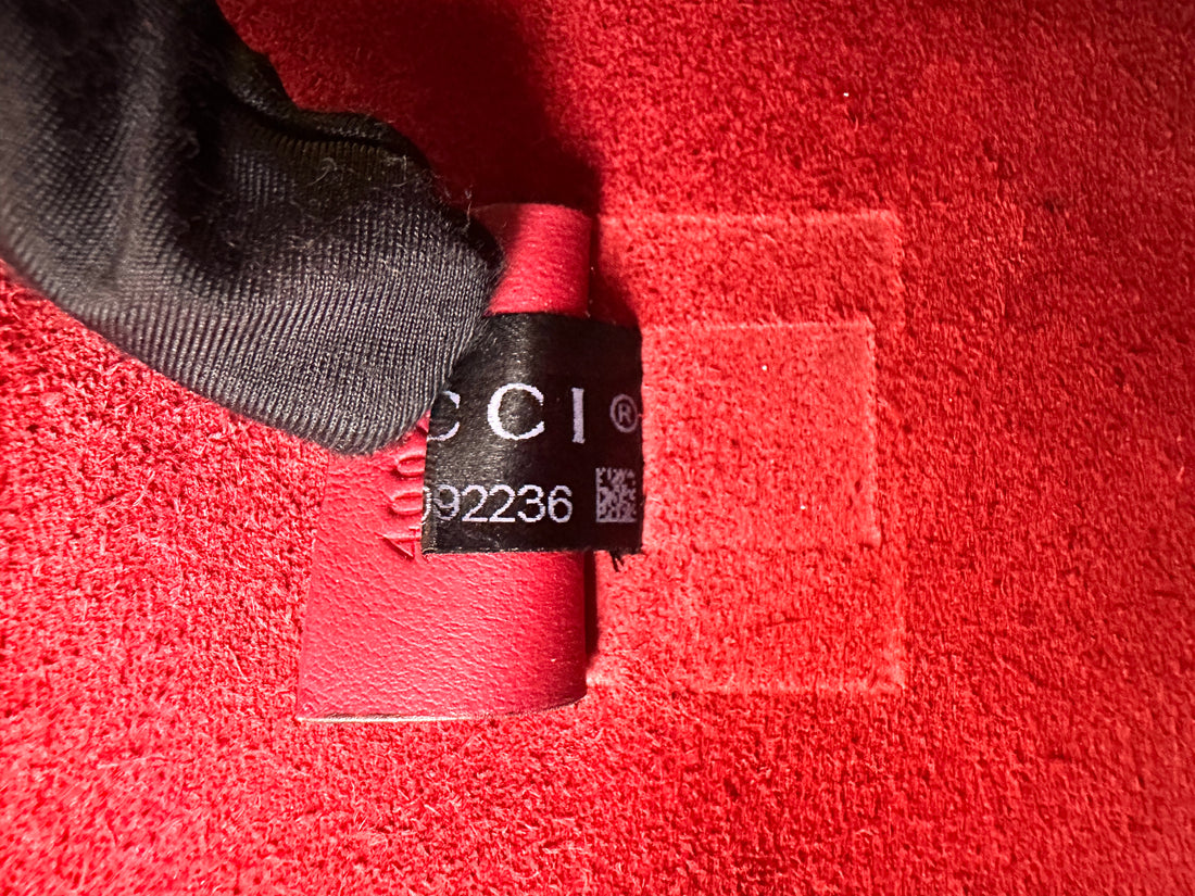 Gucci Dionysus GG Supreme Canvas Medium Size Shoulder Bag With Red Tirm GG1000