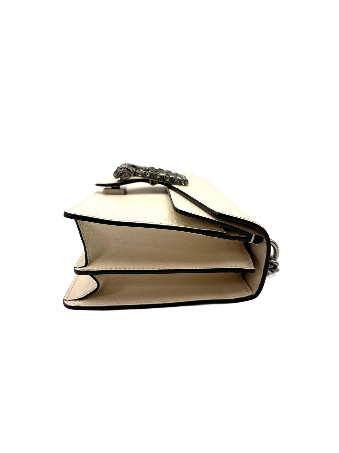 Gucci Dionysus White Leather Medium Size Shoulder Bag GG1003