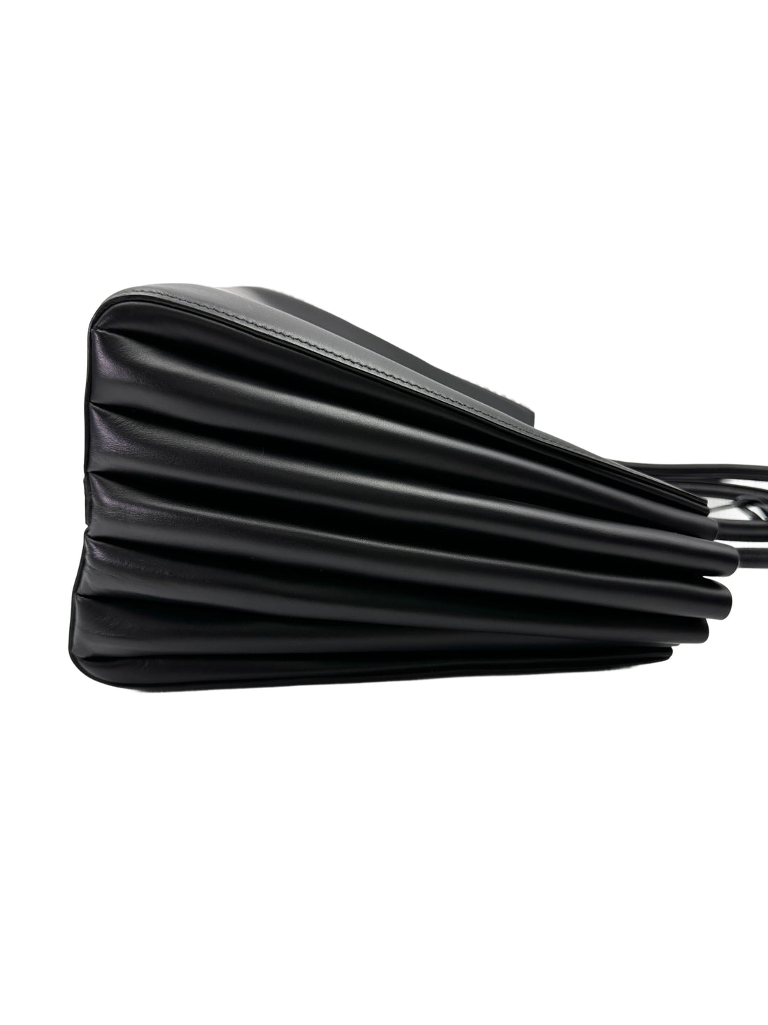 Prada Bibliotheque Black Leather Handle Bag PR345