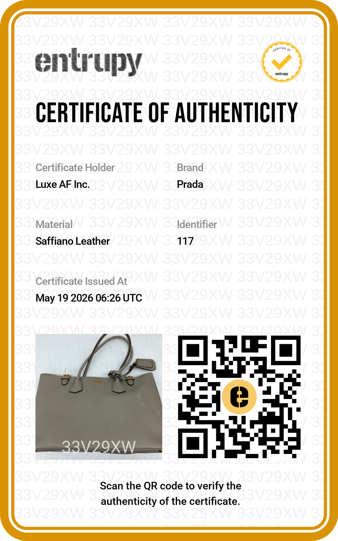 Prada Galleria Grey Saffiano Leather Handle Bag PR342