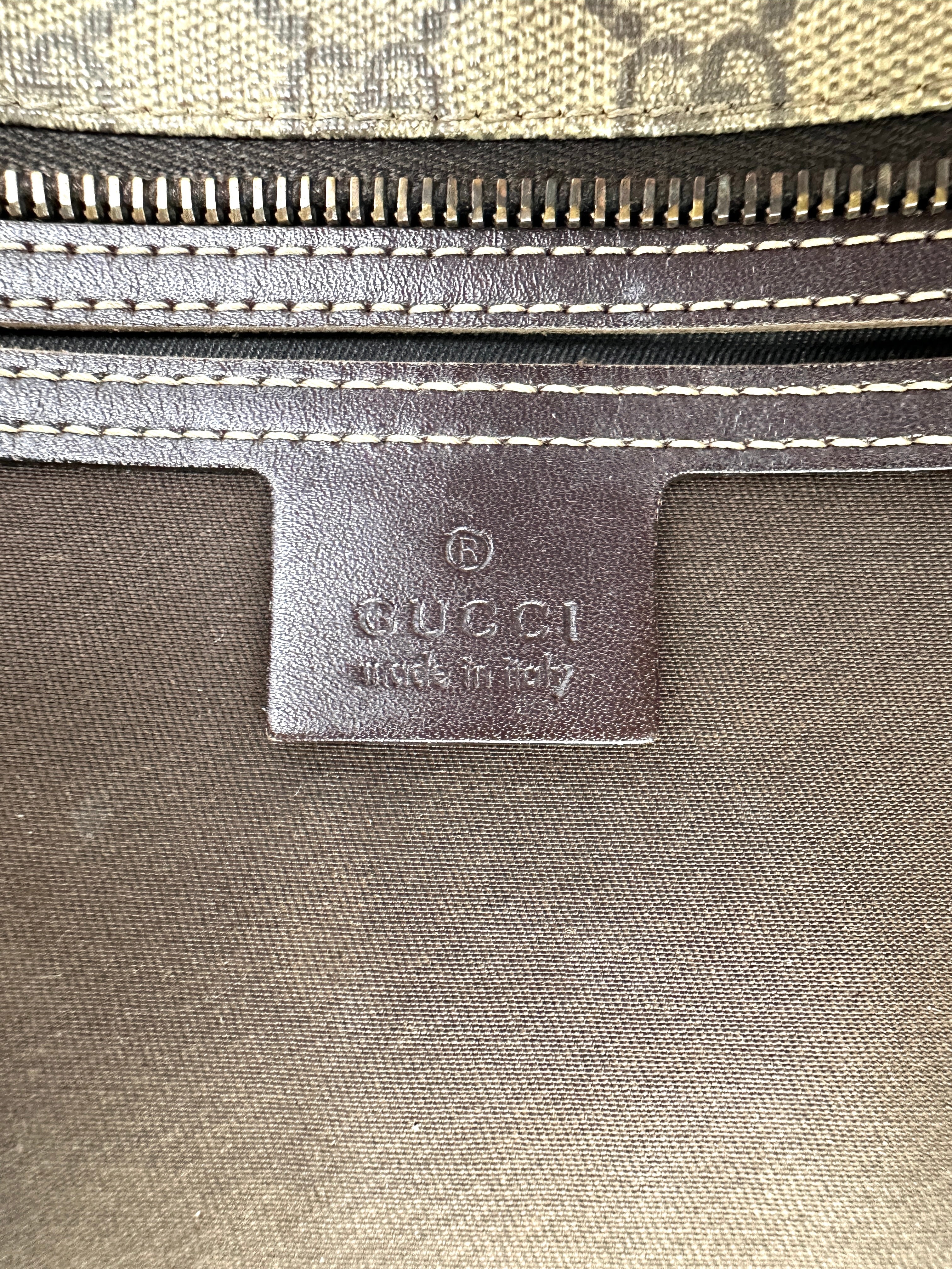 Gucci GG Supreme Canvas Handle Bag GG1028