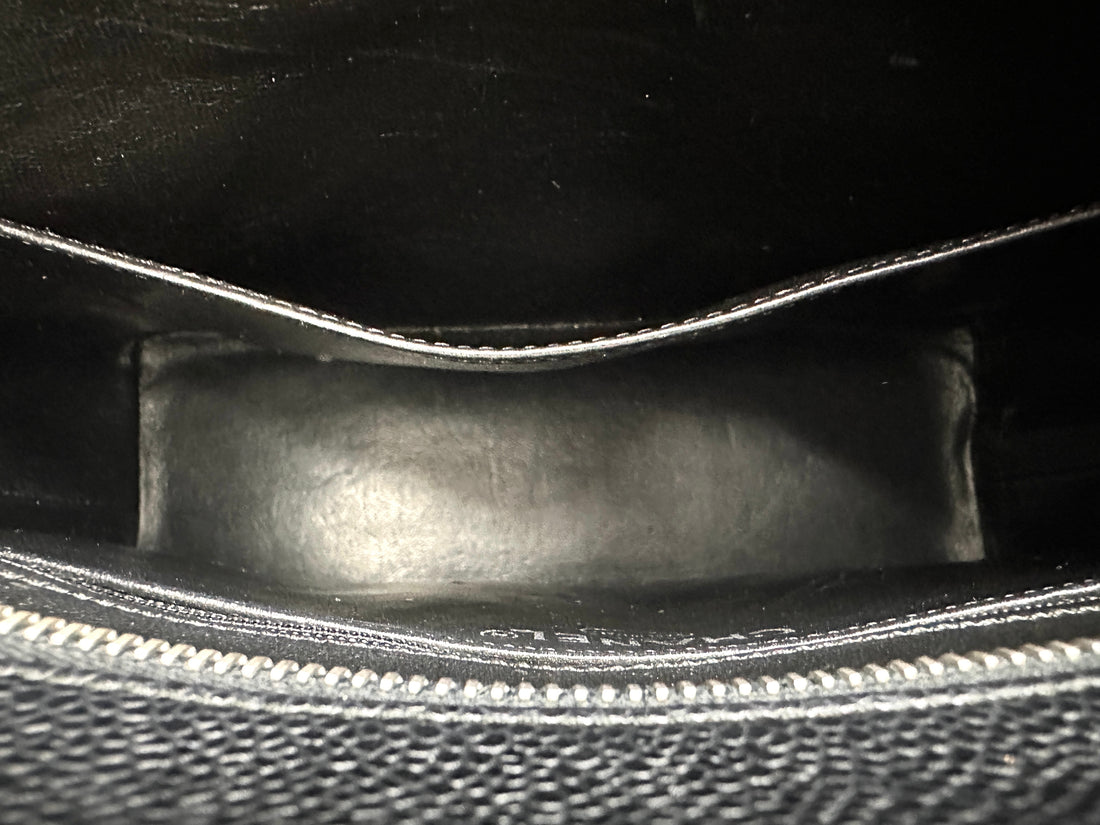 Chanel Medallion Black Quilted Leather Tote Handle Bag(62***96) CC1971