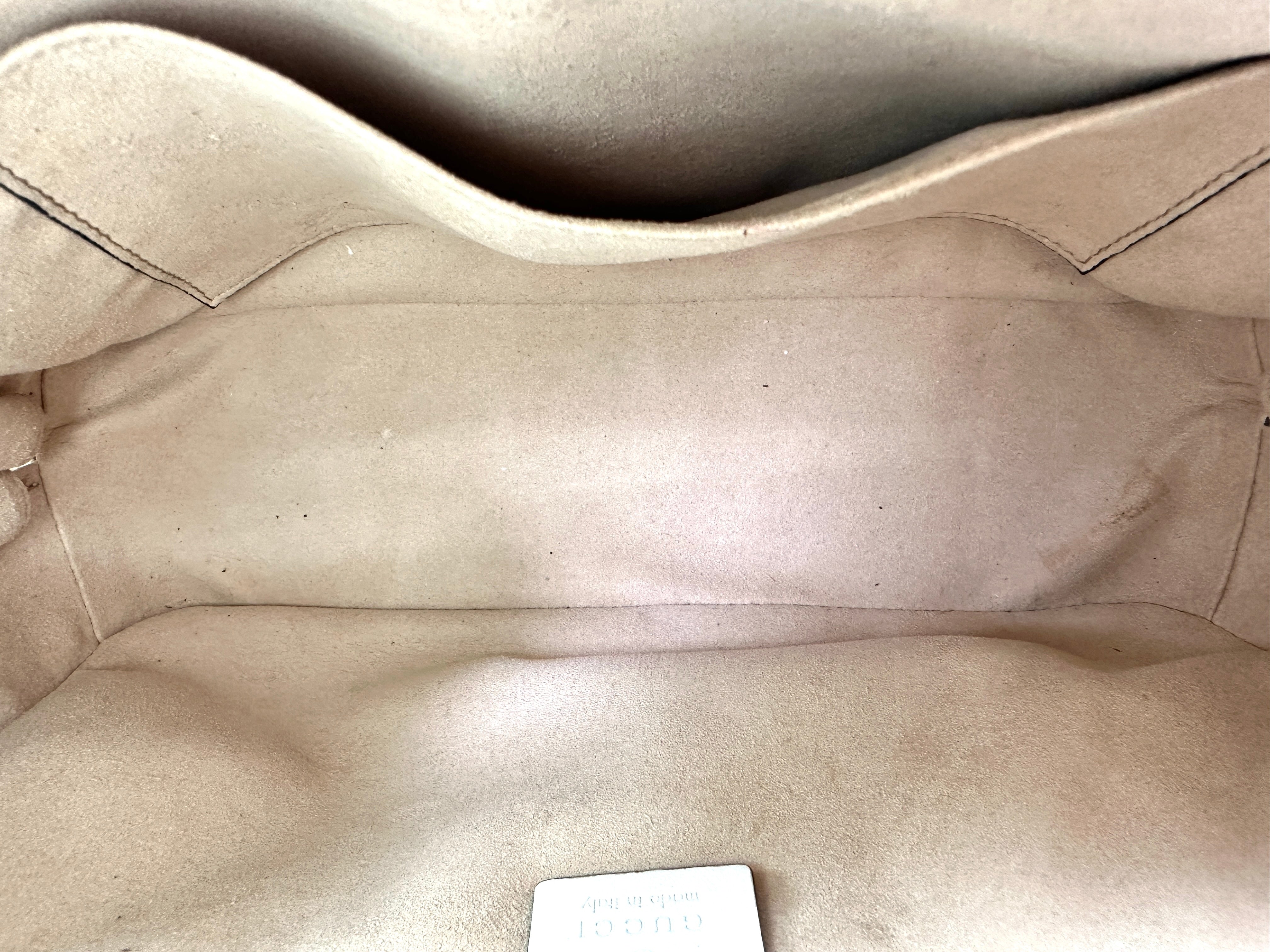 Gucci GG Marmont White Matelasse Leather Top Handle Bag GG1008
