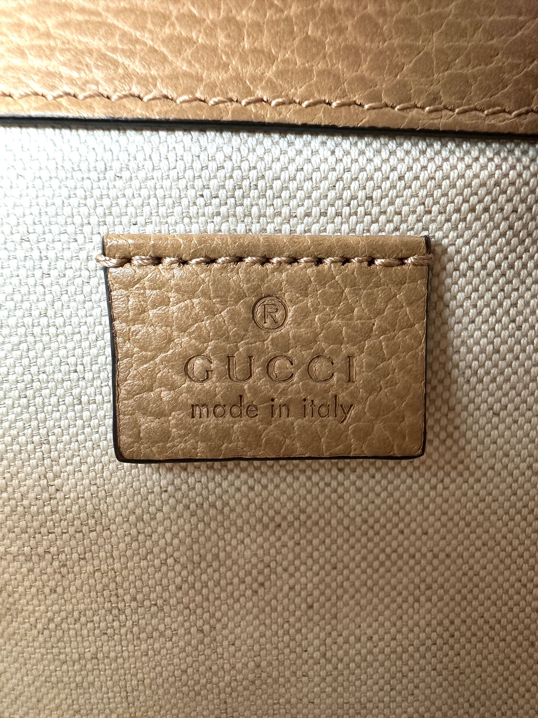 Gucci Dionysus Beige Leather Shoulder Bag GG1009