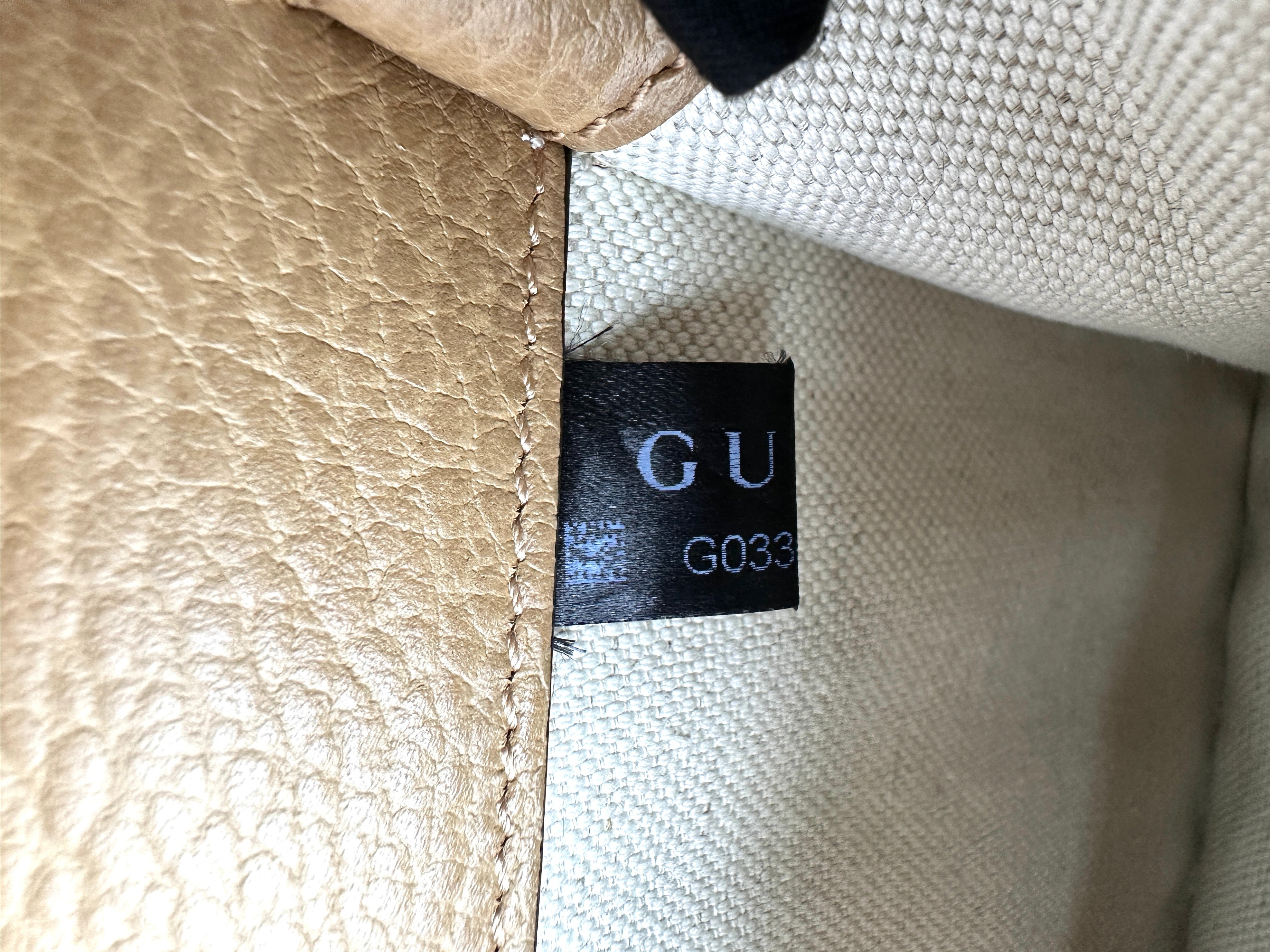 Gucci Dionysus Beige Leather Shoulder Bag GG1009