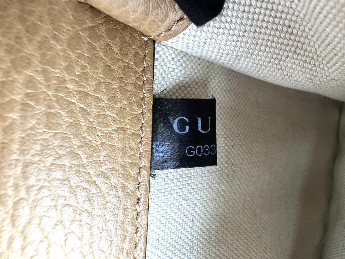Gucci Dionysus Beige Leather Shoulder Bag GG1009