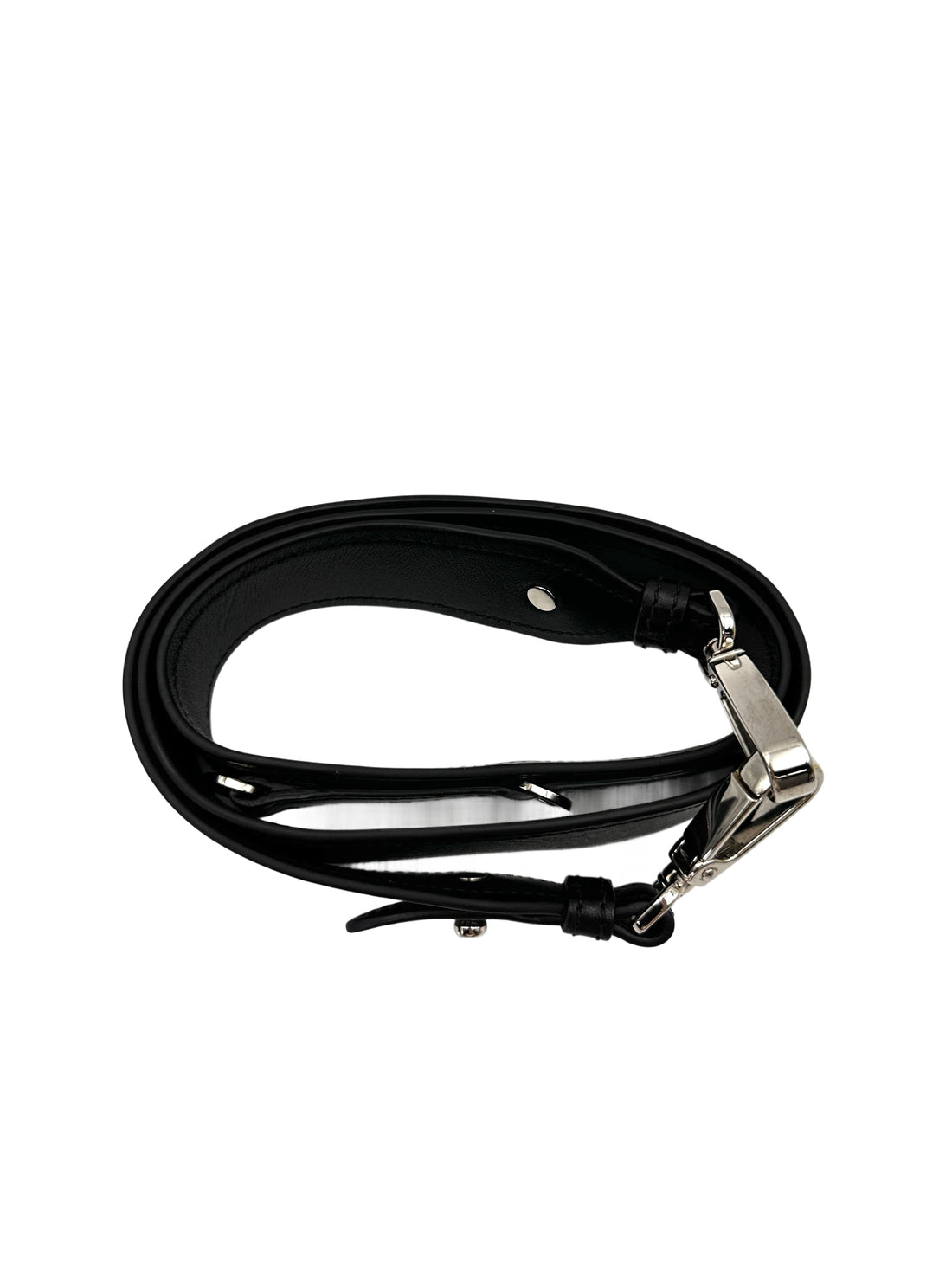 Prada Plex Ribbon Black Leather Shoulder Bag PR352