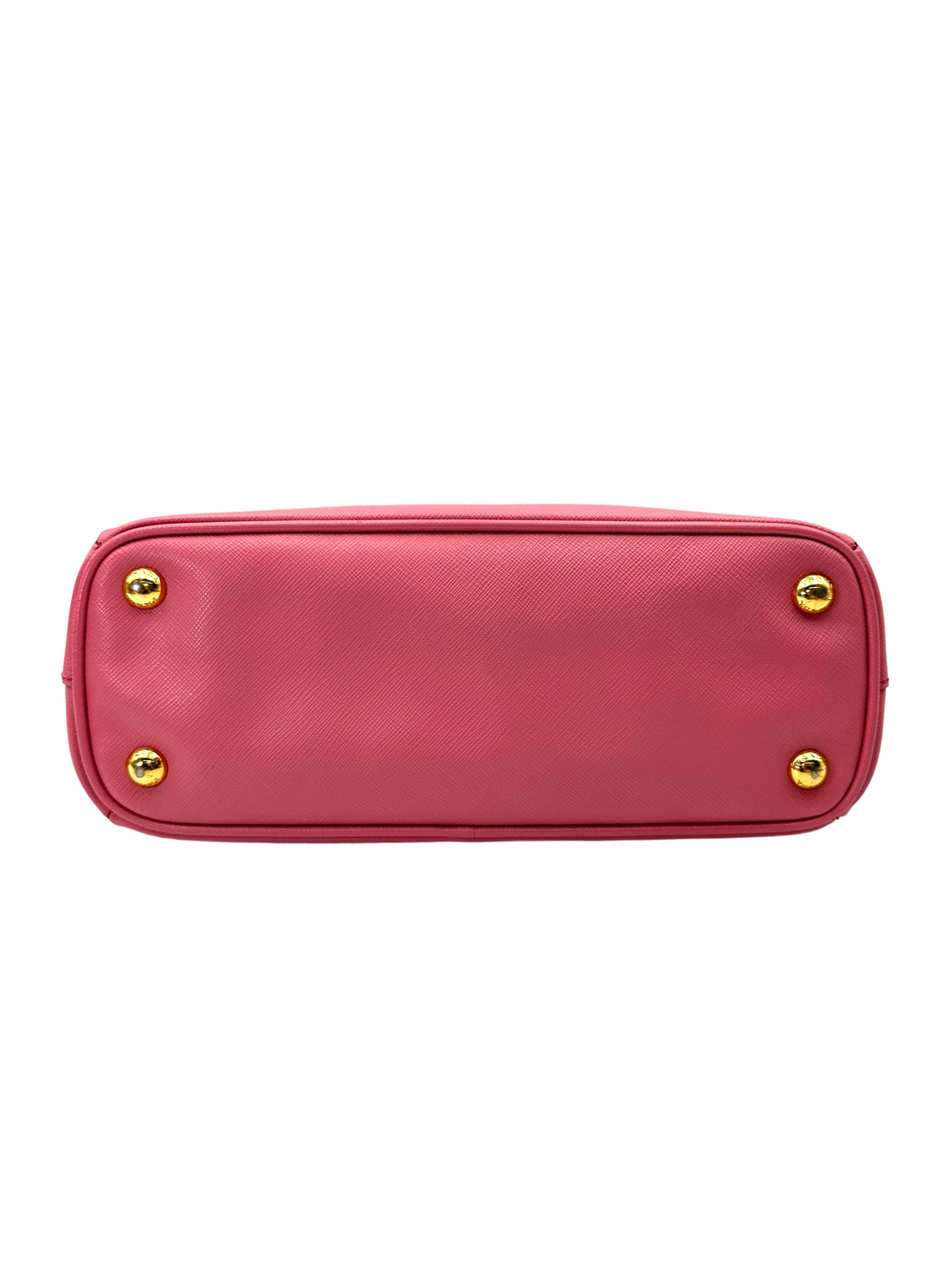 Prada Galleria Pink Saffiano Leather Small Size Handle Bag PR349