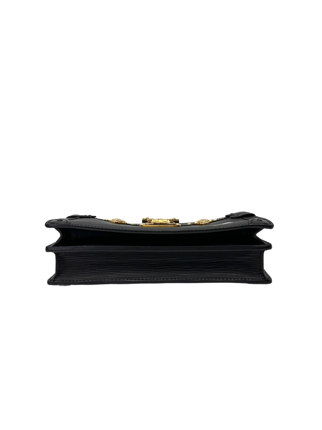 Louis Vuitton Trunk Clutch Black Epi Leather Bag LV2749