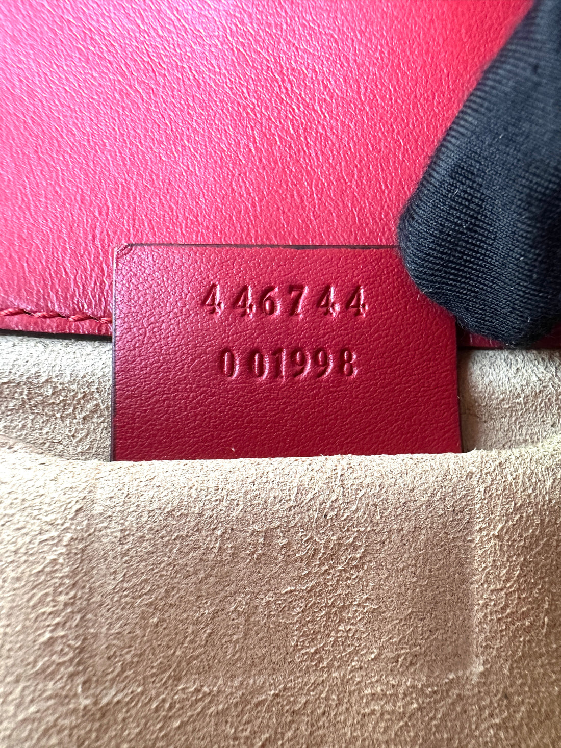 Gucci GG Marmont Red Matelasse Leather Shoulder Bag GG1020