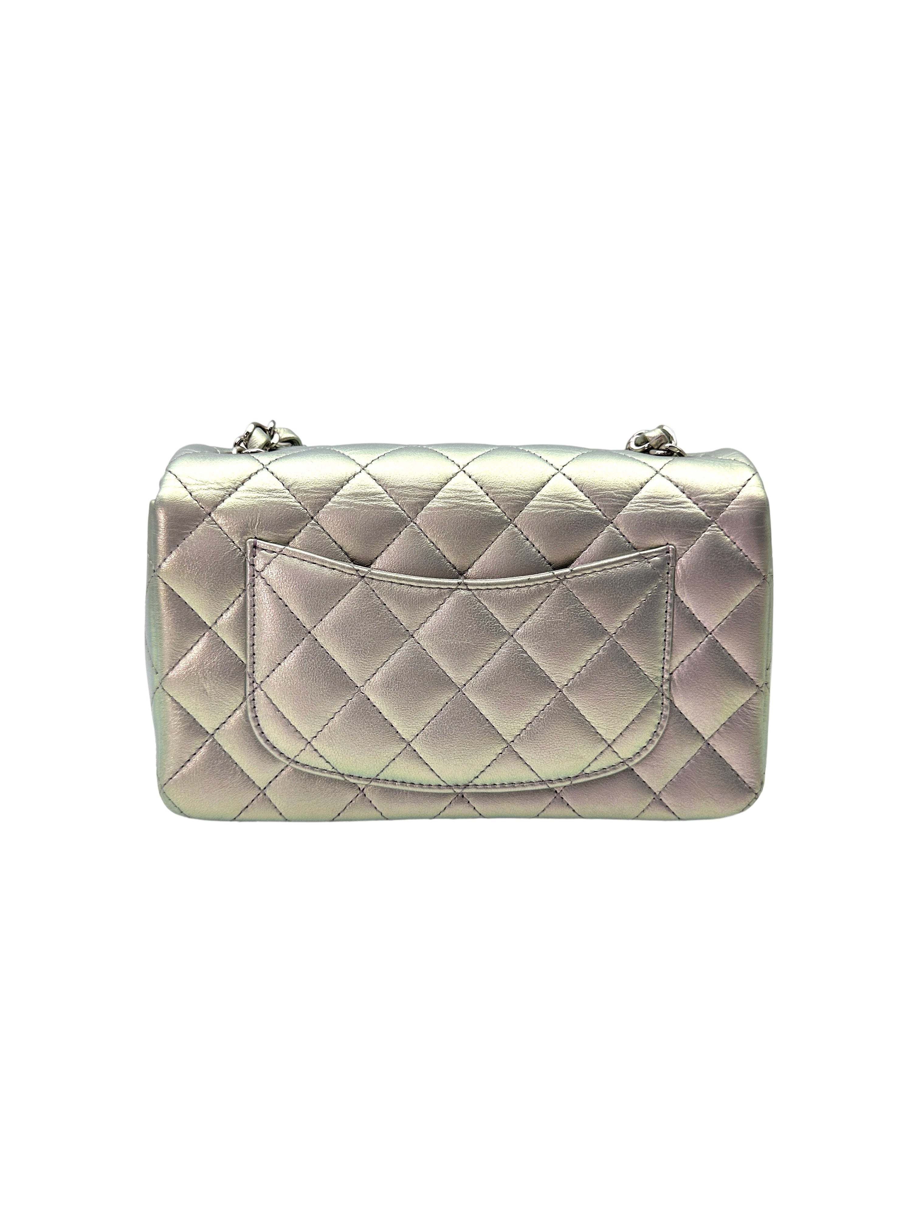 Chanel Classic Flap White Quilted Leather Shoulder Bag(JC***JH) IRIS223
