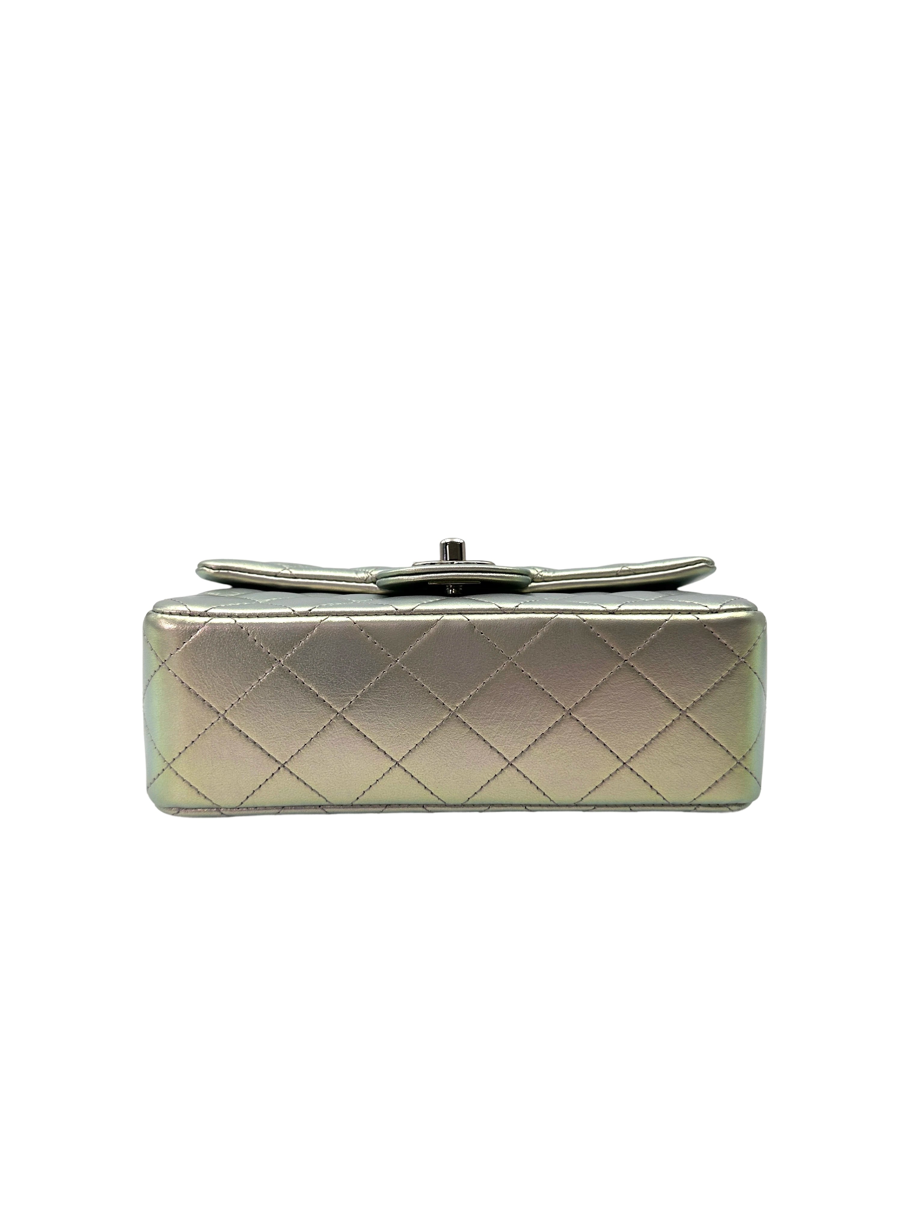 Chanel Classic Flap White Quilted Leather Shoulder Bag(JC***JH) IRIS223