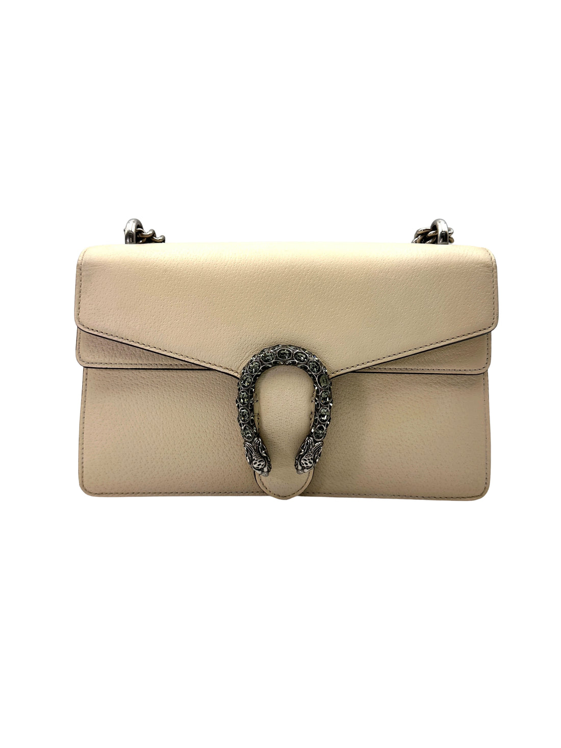 Gucci Dionysus White Leather Shoulder Bag GG1037